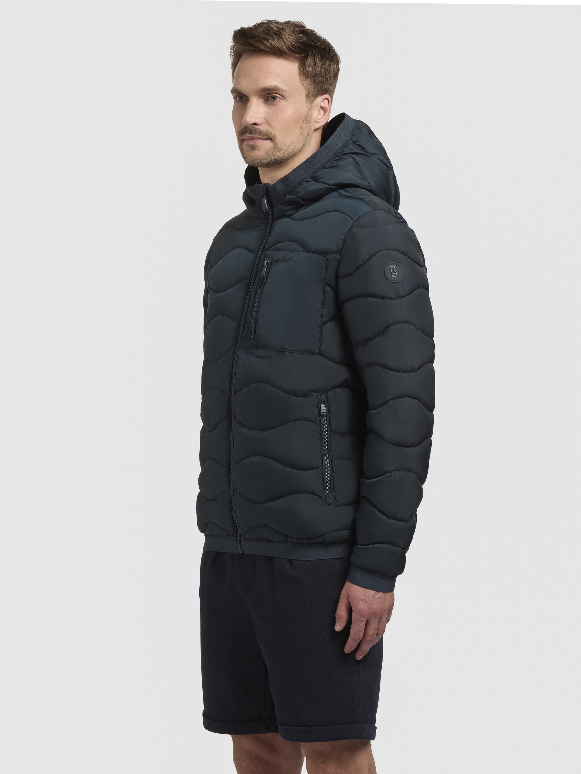 khujo Steppjacke »OMER«, mit Kapuze