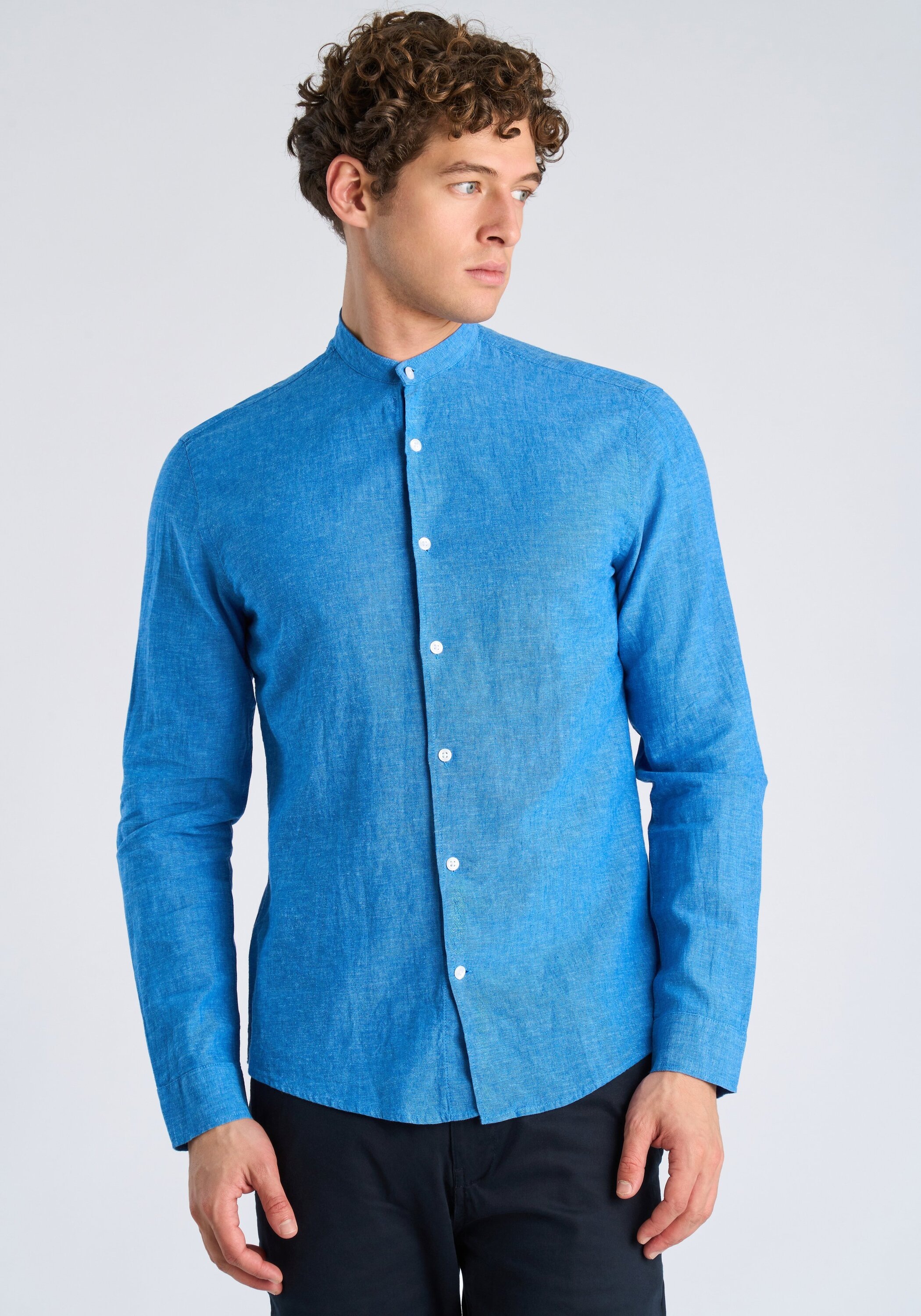 LINDBERGH Leinenhemd "Leinenhemd Slim Fit" günstig online kaufen