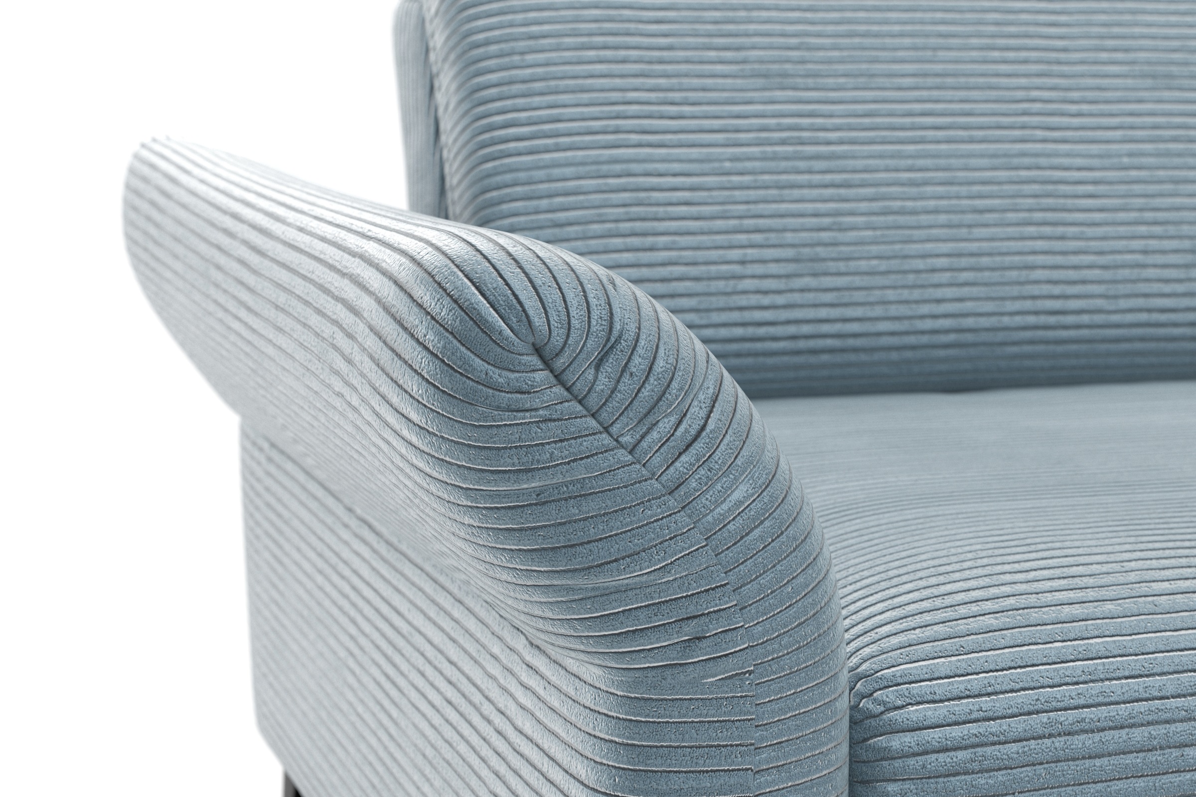 Home affaire Ecksofa »Coco L-Form« Sitztiefen-, Arm- und Kopfteilverstellung, Cord-Bezug, Fußhöhe 15 cm