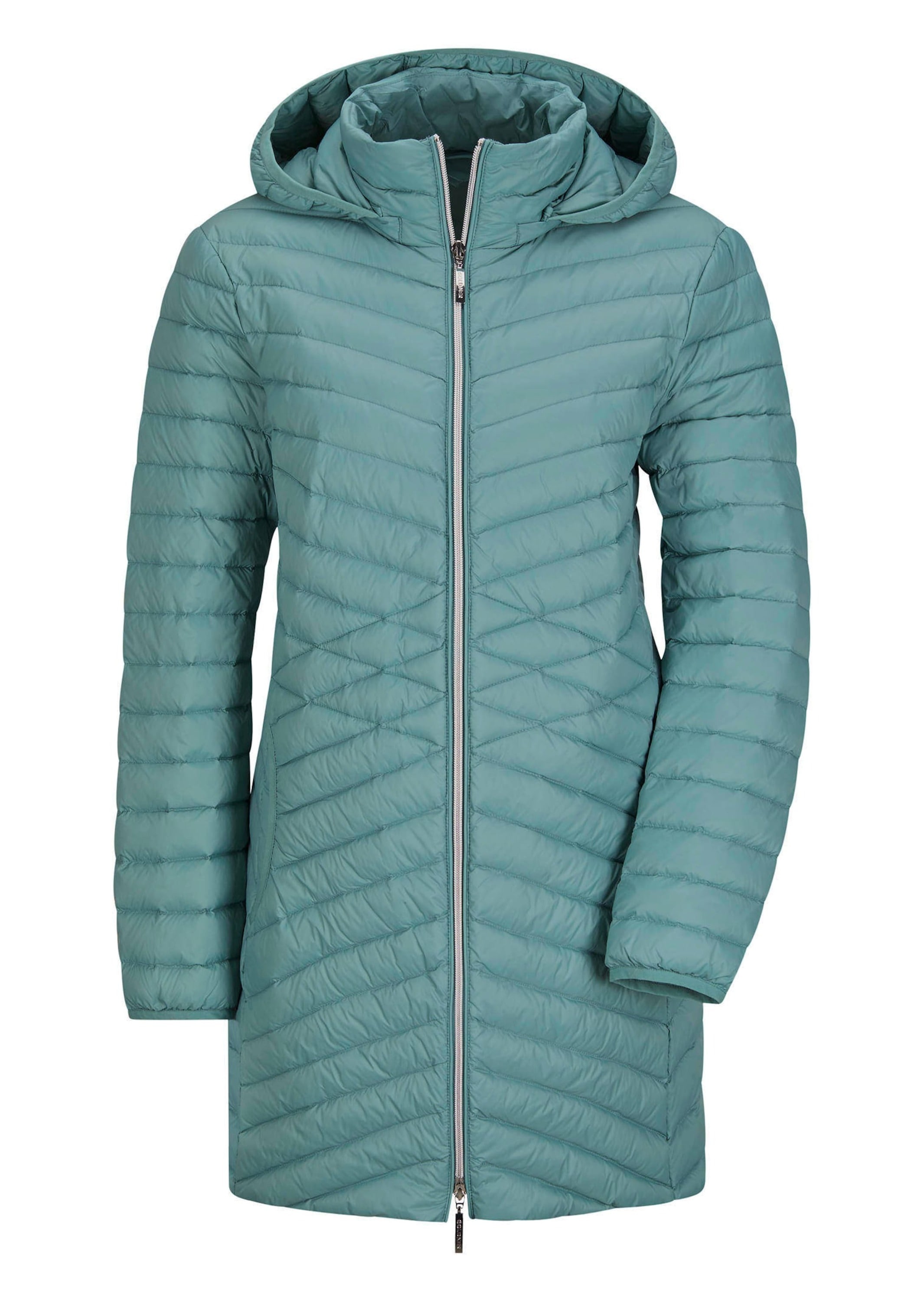 GOLDNER Winterjacke "Gefütterter langer Mantel mit Kapuze" günstig online kaufen