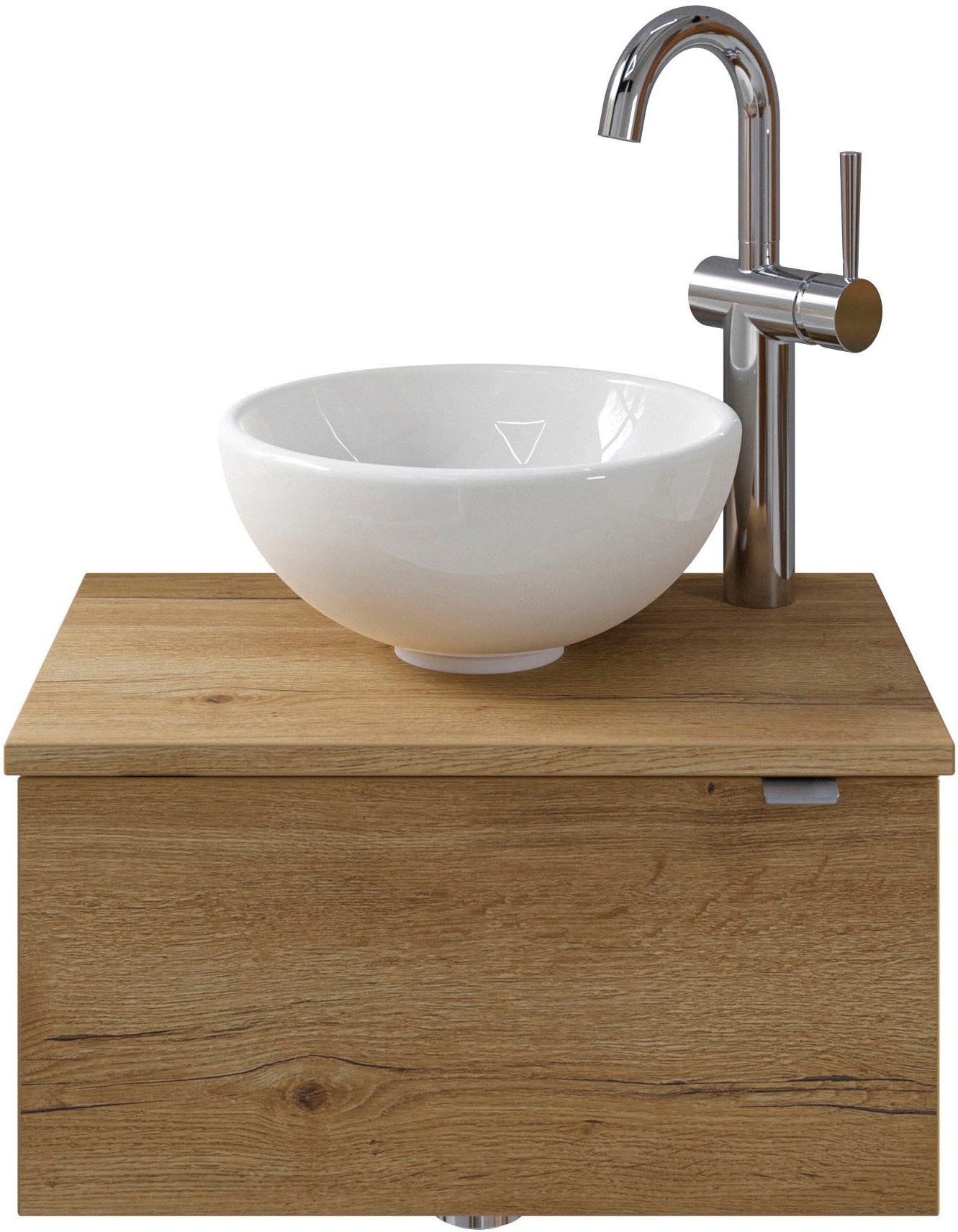 Saphir Waschtisch "Serie 6915 Waschschale mit Unterschrank für Gästebad, Gä günstig online kaufen