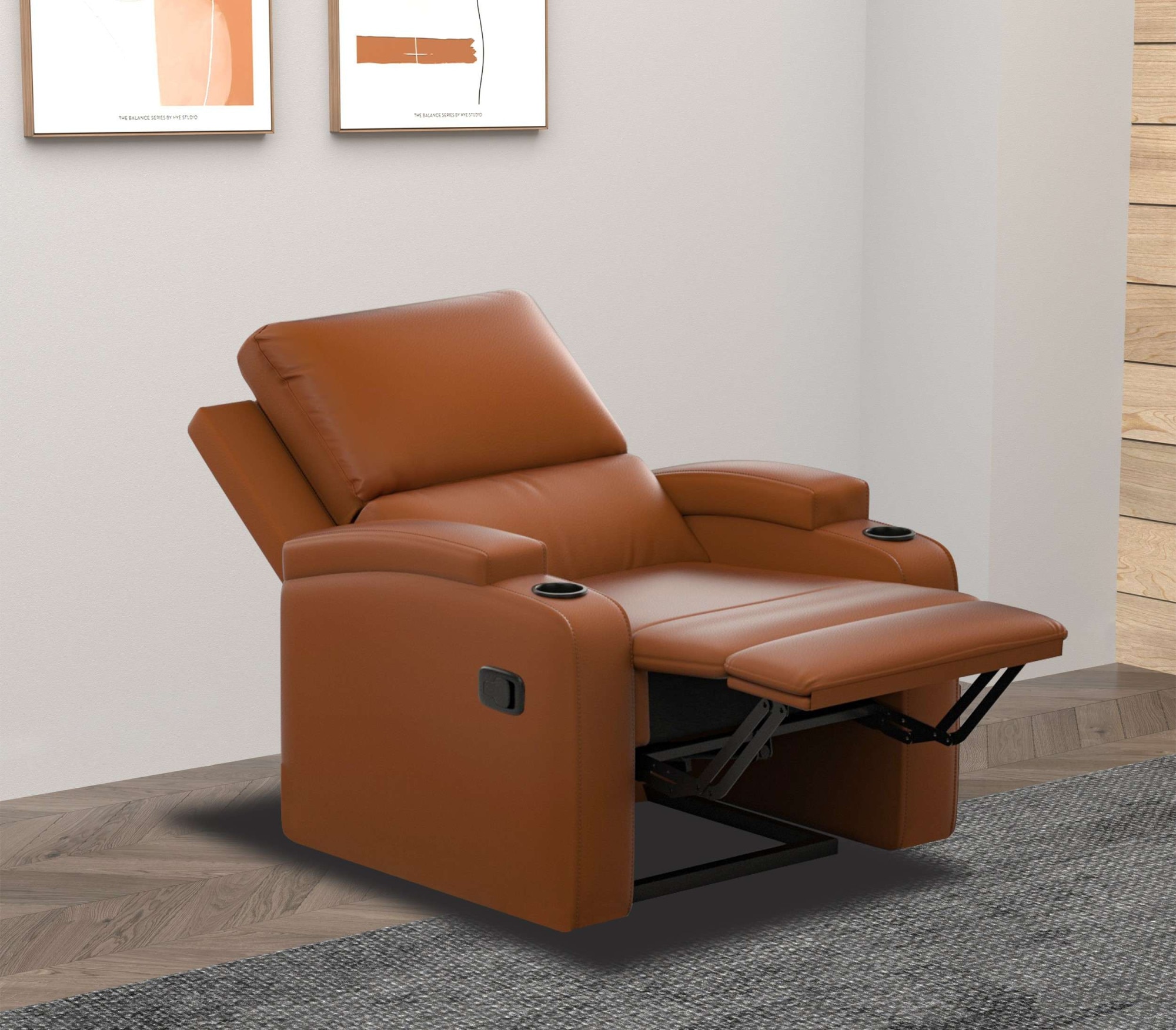 Home affaire Relaxsessel »Napori«, TV-Sessel, Kinosessel mit Relaxfunktion in 2 Sitzen, Getränkehalter