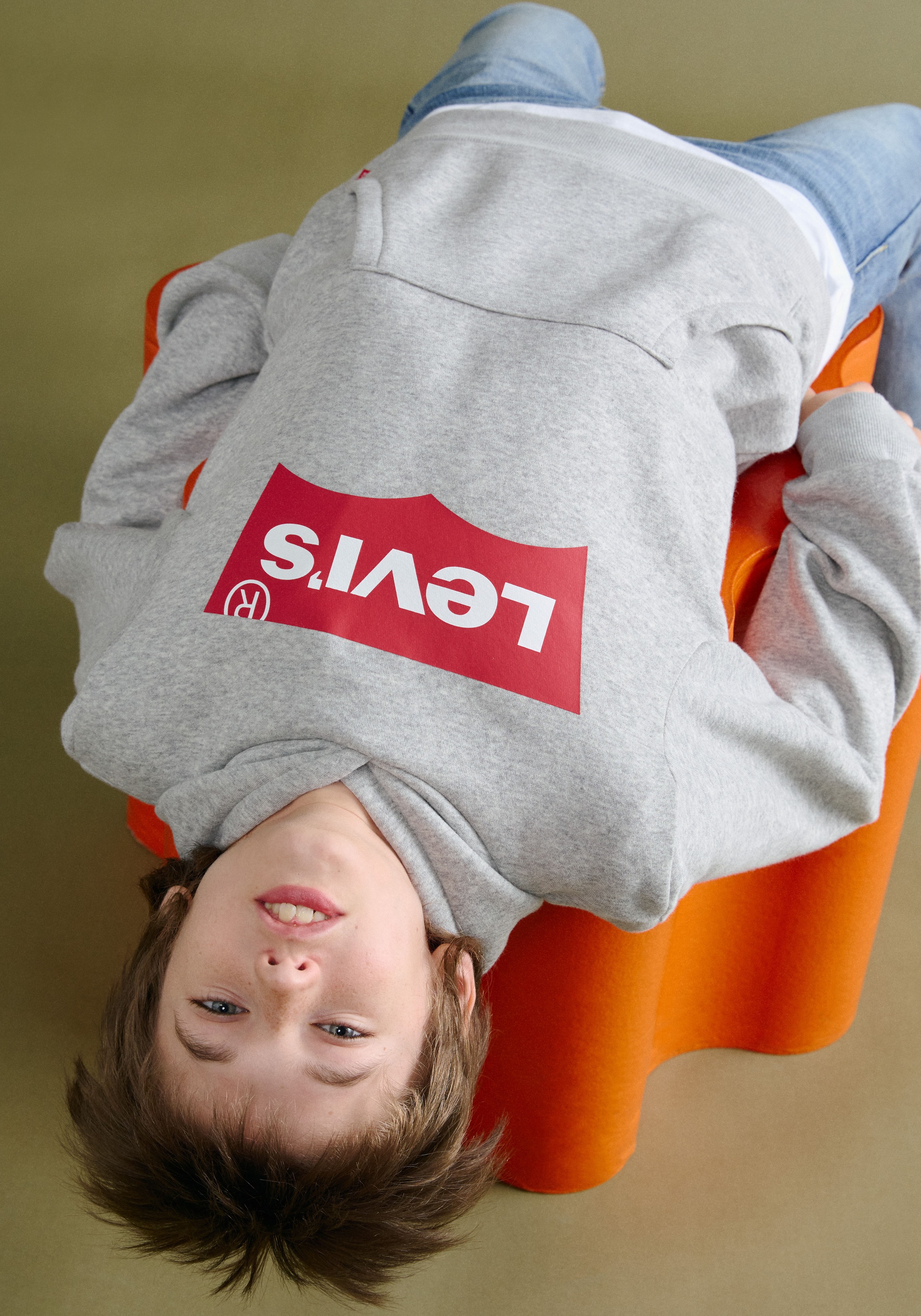Levi's® Kids Kapuzensweatshirt »LVB BATWING PULLOVER HOODIE«, for BOYS