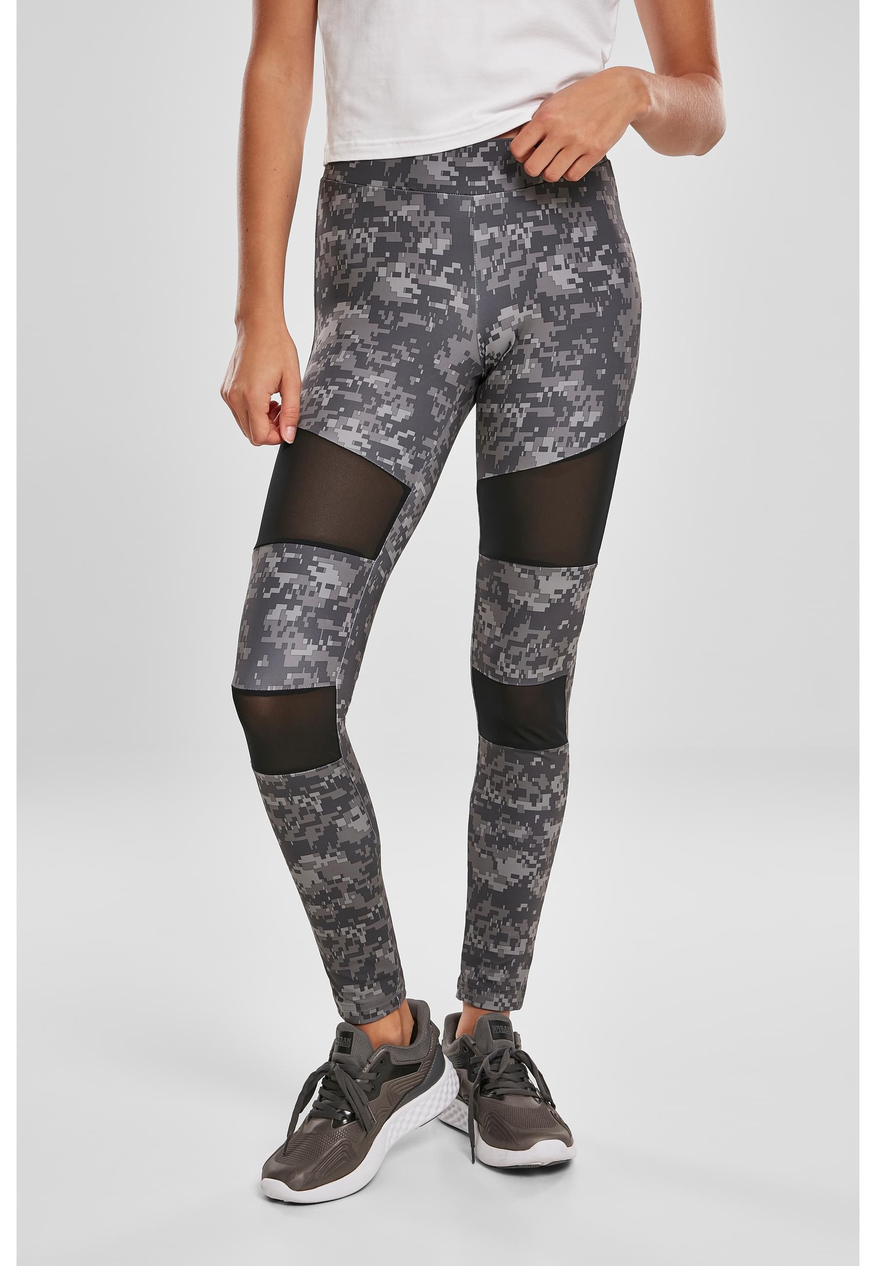 URBAN CLASSICS Leggings »Urban Classics Damen Ladies Camo Tech Mesh Leggings«, (1 tlg.)