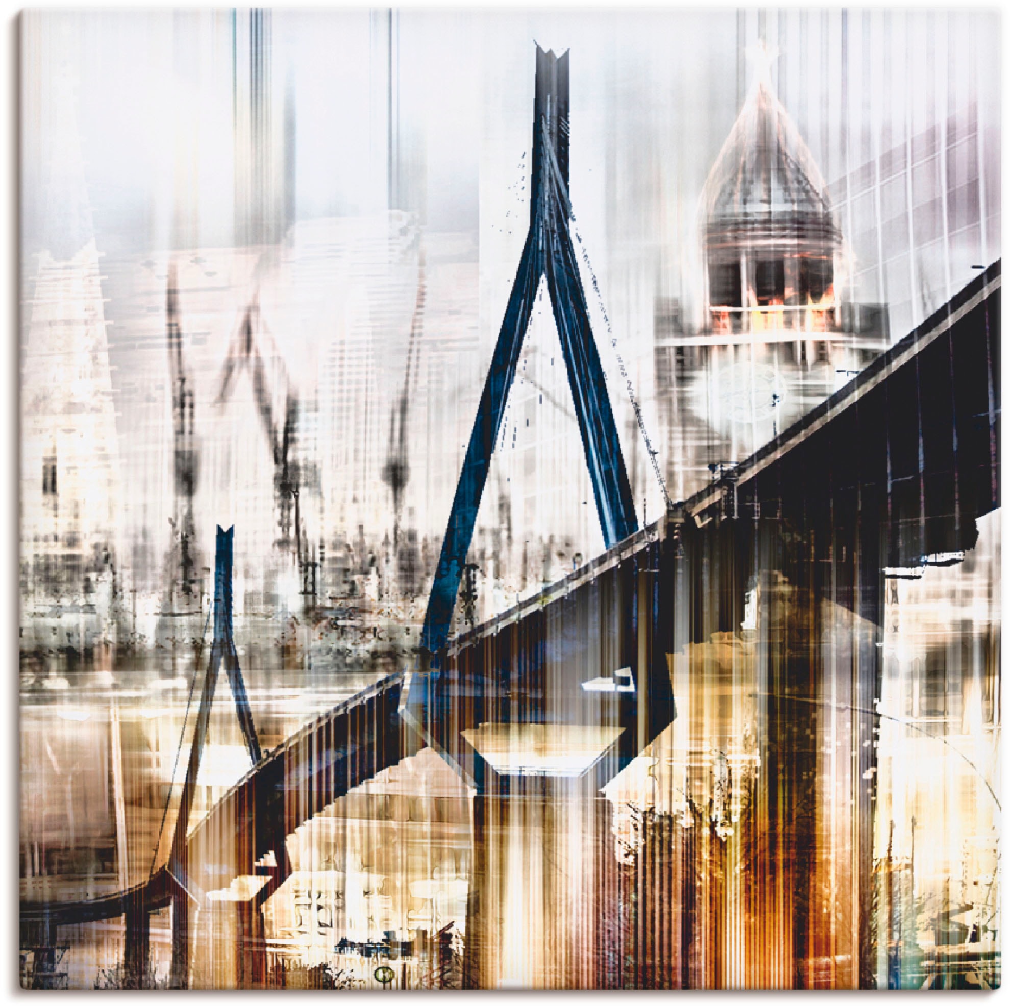 Artland Paveikslas »Hamburg Skyline Collage II...