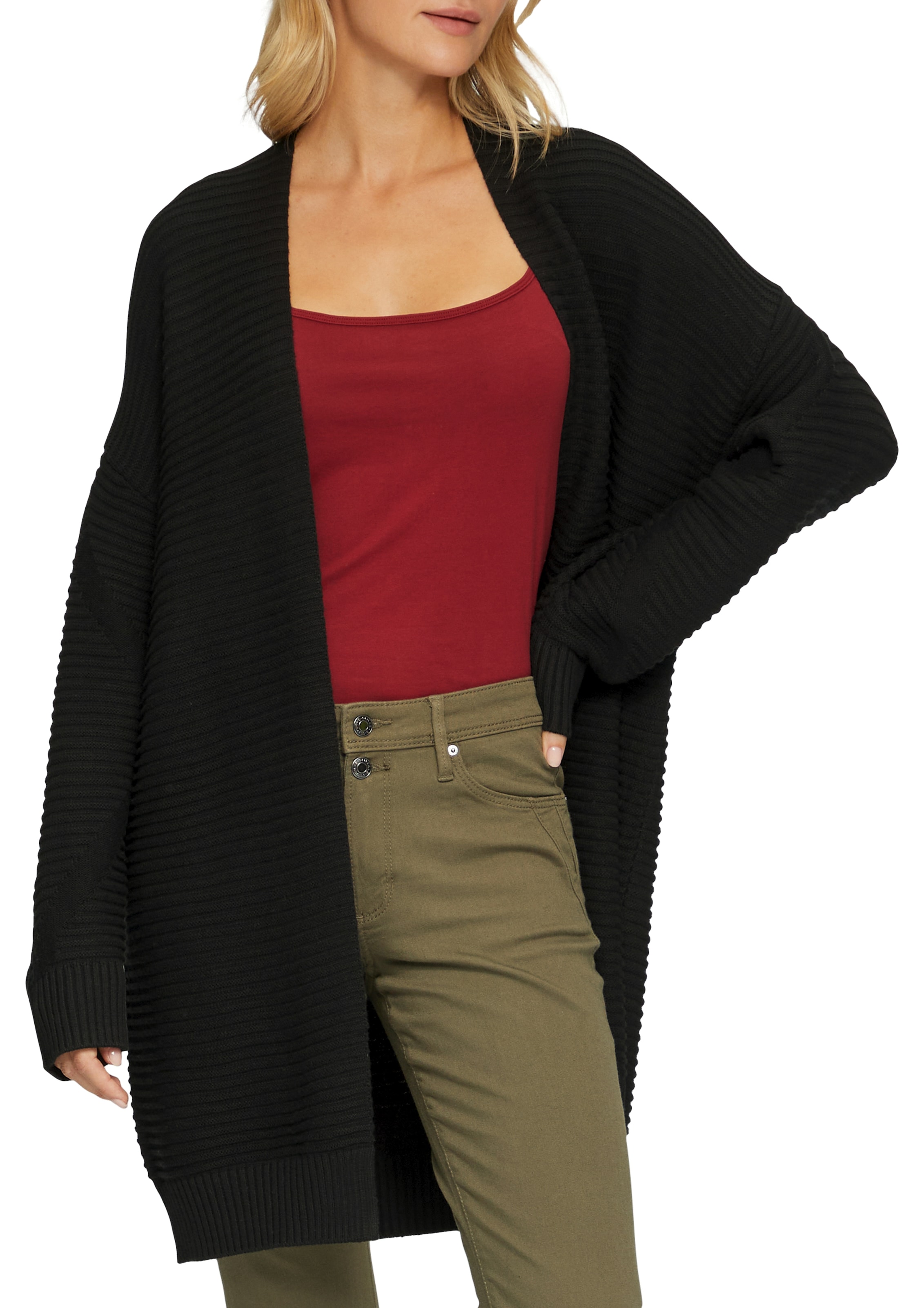 s.Oliver Cardigan, in Strick Optik günstig online kaufen