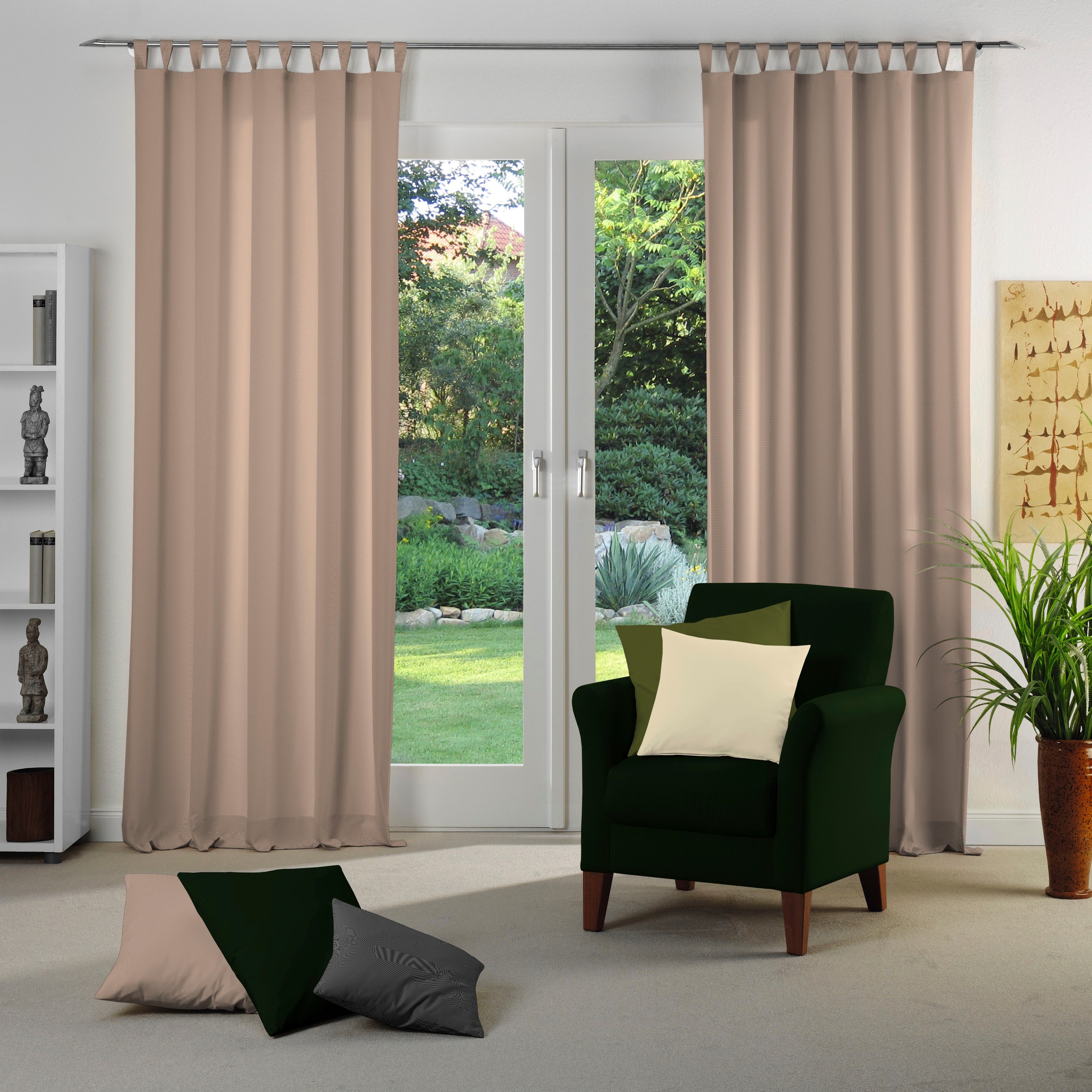 Adam Vorhang "Uni Collection" Schlaufen 1 Stk. tlg. Blickdichter aus 100% B günstig online kaufen