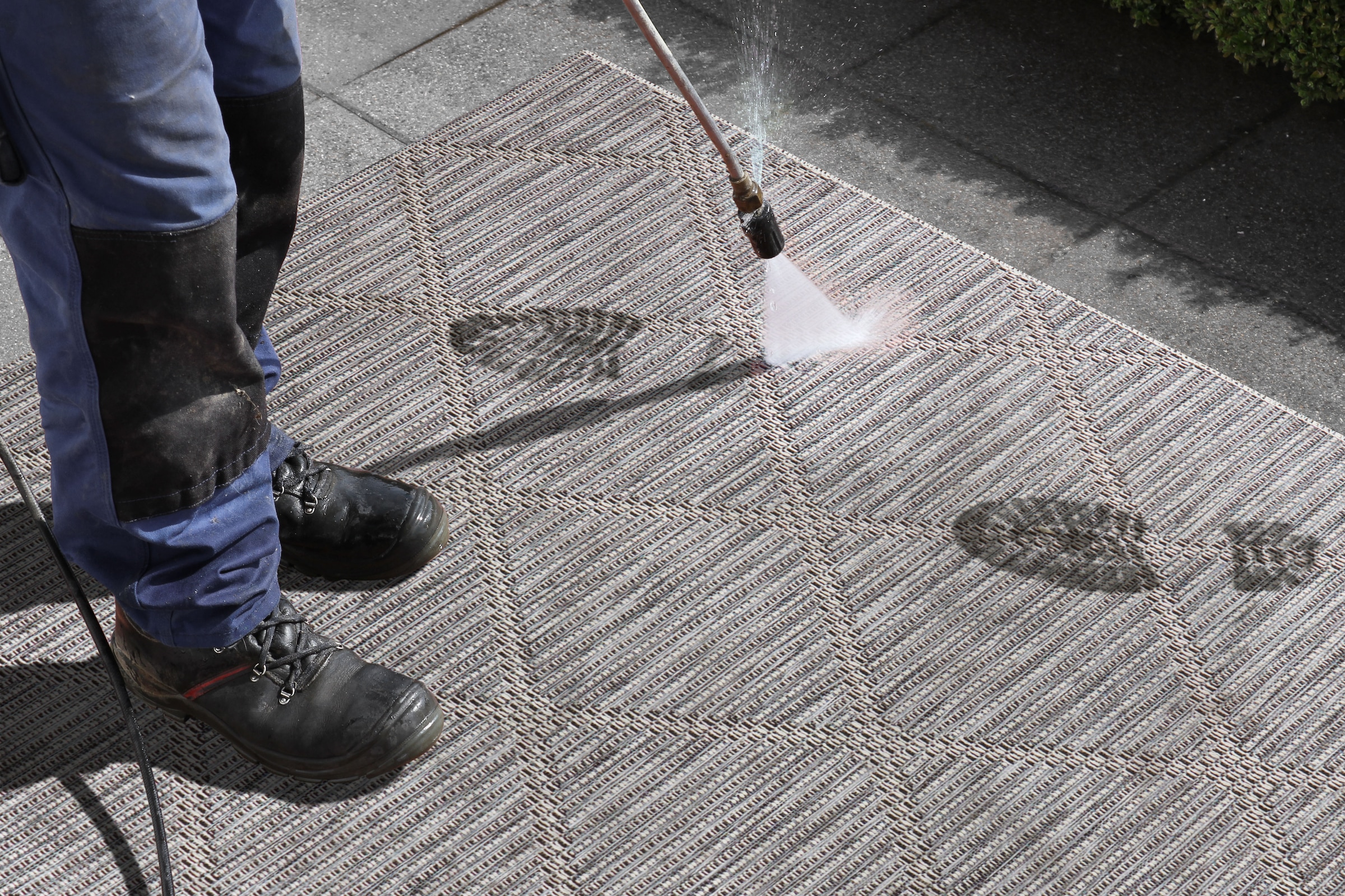 ELLE DECORATION Teppich »Yonne«, rechteckig, 4 mm Höhe, In-und Outdoor geeignet, Strapazierfähig und pflegeleicht, Flachgewebe