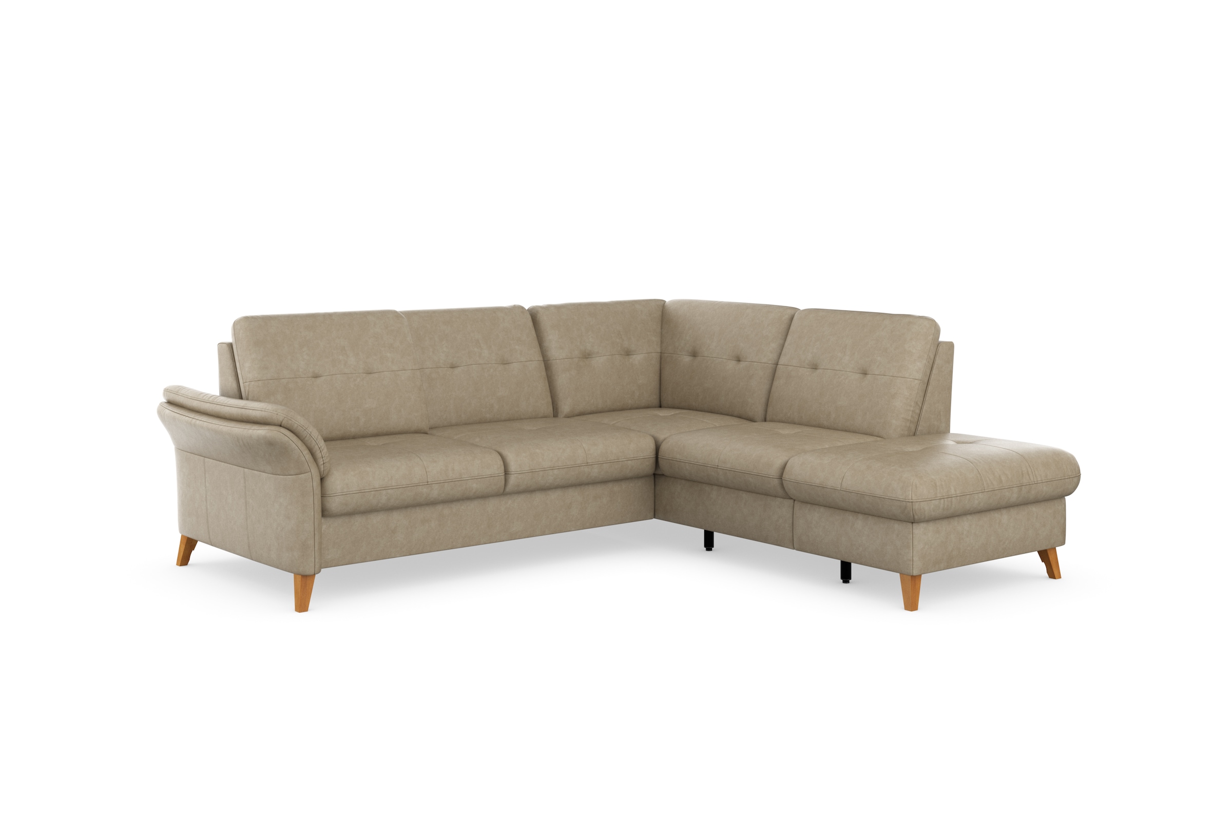 sit&more Ecksofa »Göteborg«, inkl. Sitztiefenverstellung, wahlweise mit Bettfunktion & Bettkasten