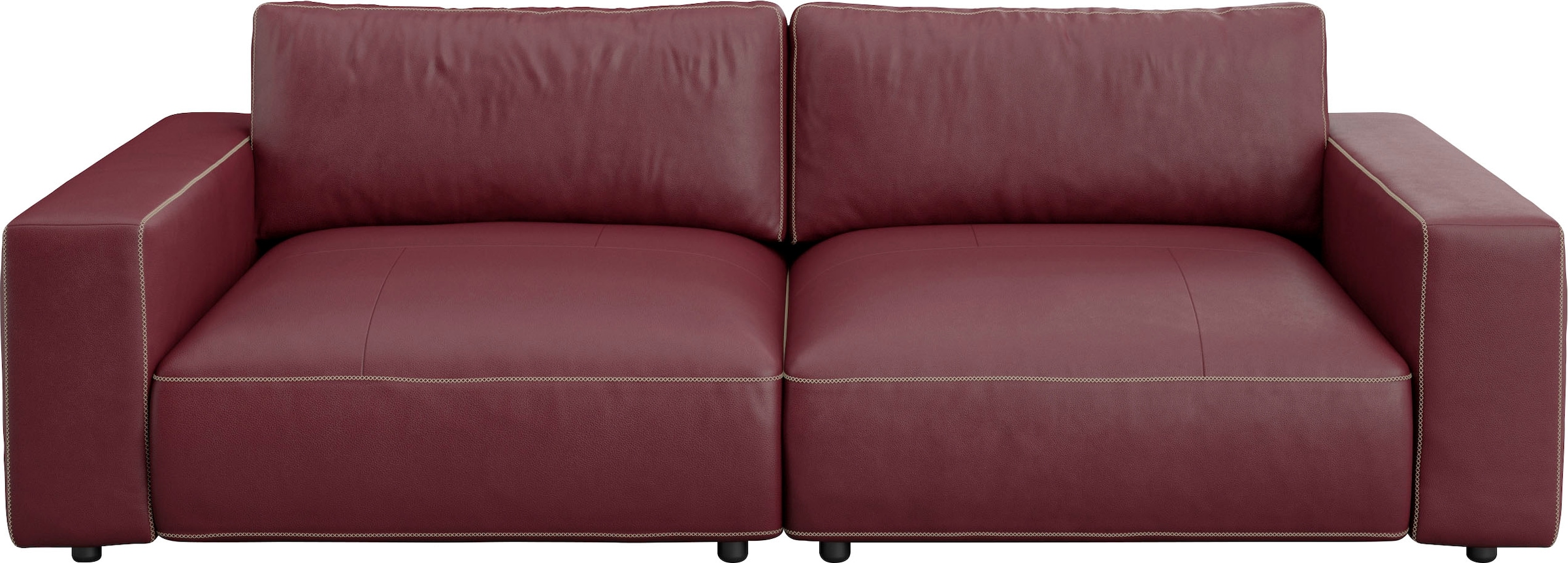 Musterring Big-Sofa "LUCIA Mega Sofa, hoher Sitzkomfort, Breite 252cm, Kontrastnaht" in vielen Qualitäten und 4 unterschiedlichen Nähten, 2,5-Sitzer
