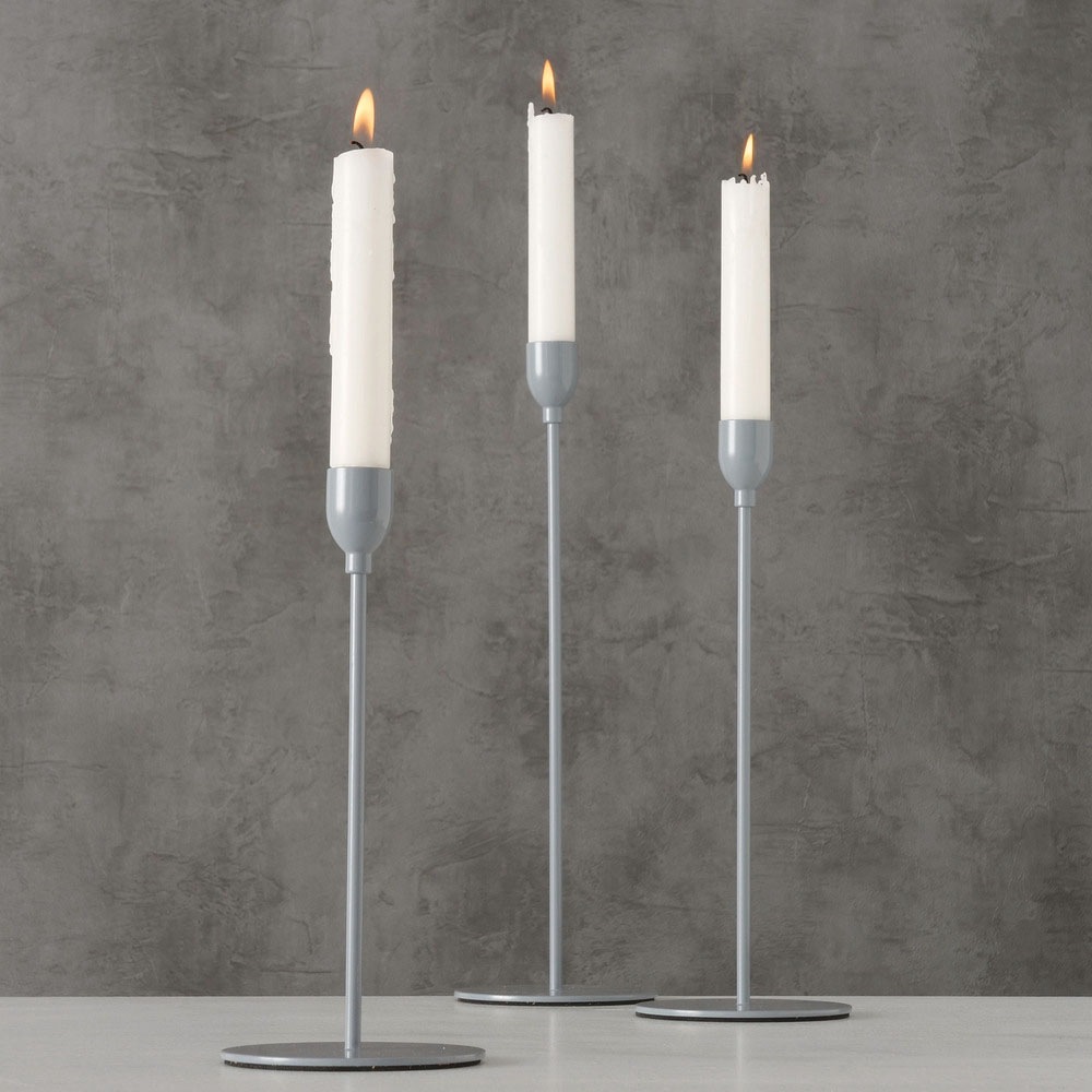BOLTZE Kerzenhalter »Malte, Weihnachtsdeko«, (Set, 3 St.), im praktischen  3er Set, in unterschiedlichen Höhen, für Stabkerzen kaufen | BAUR