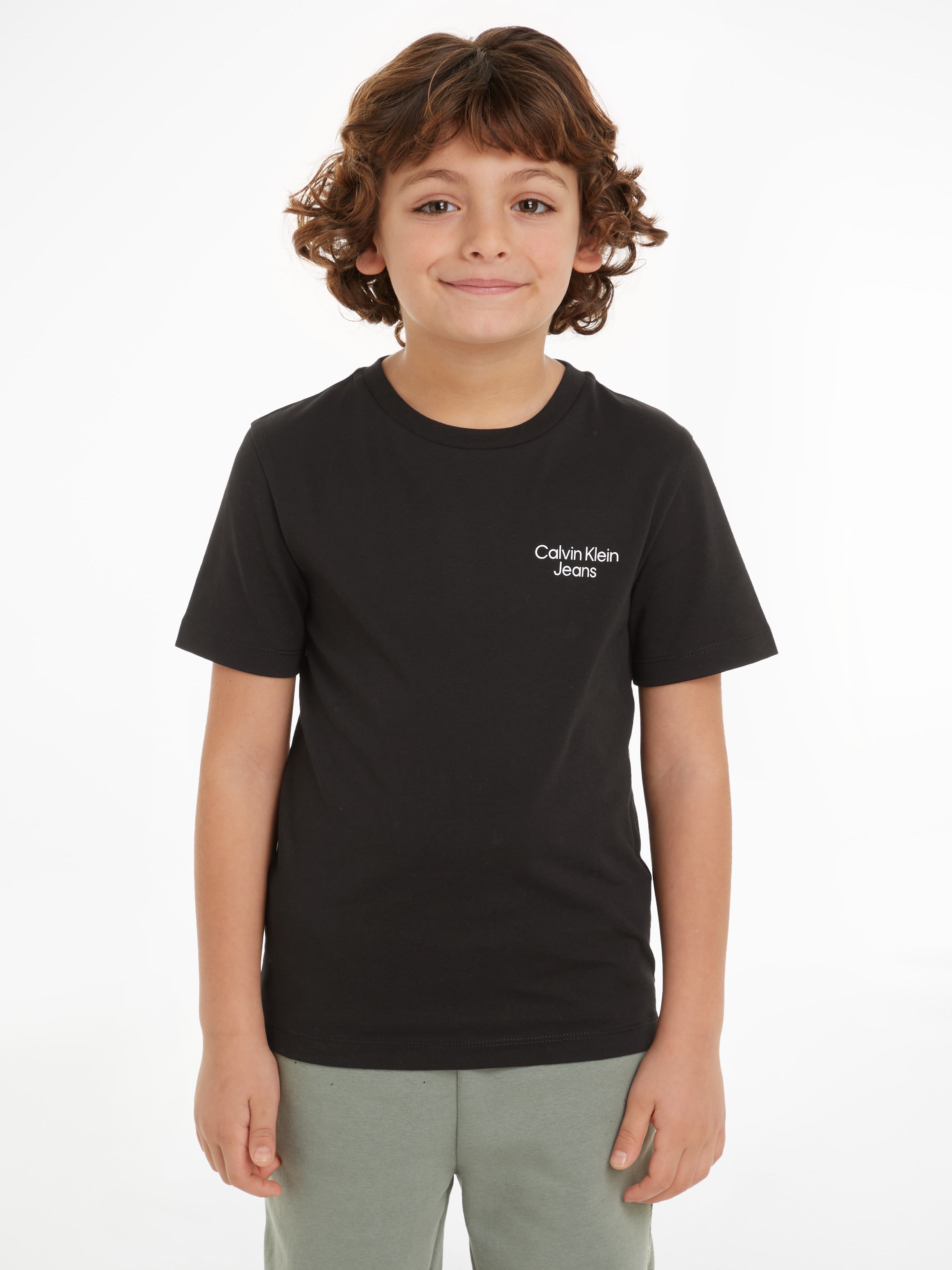 T-Shirt »CKJ STACK LOGO T-SHIRT«, für Kinder bis 16 Jahre