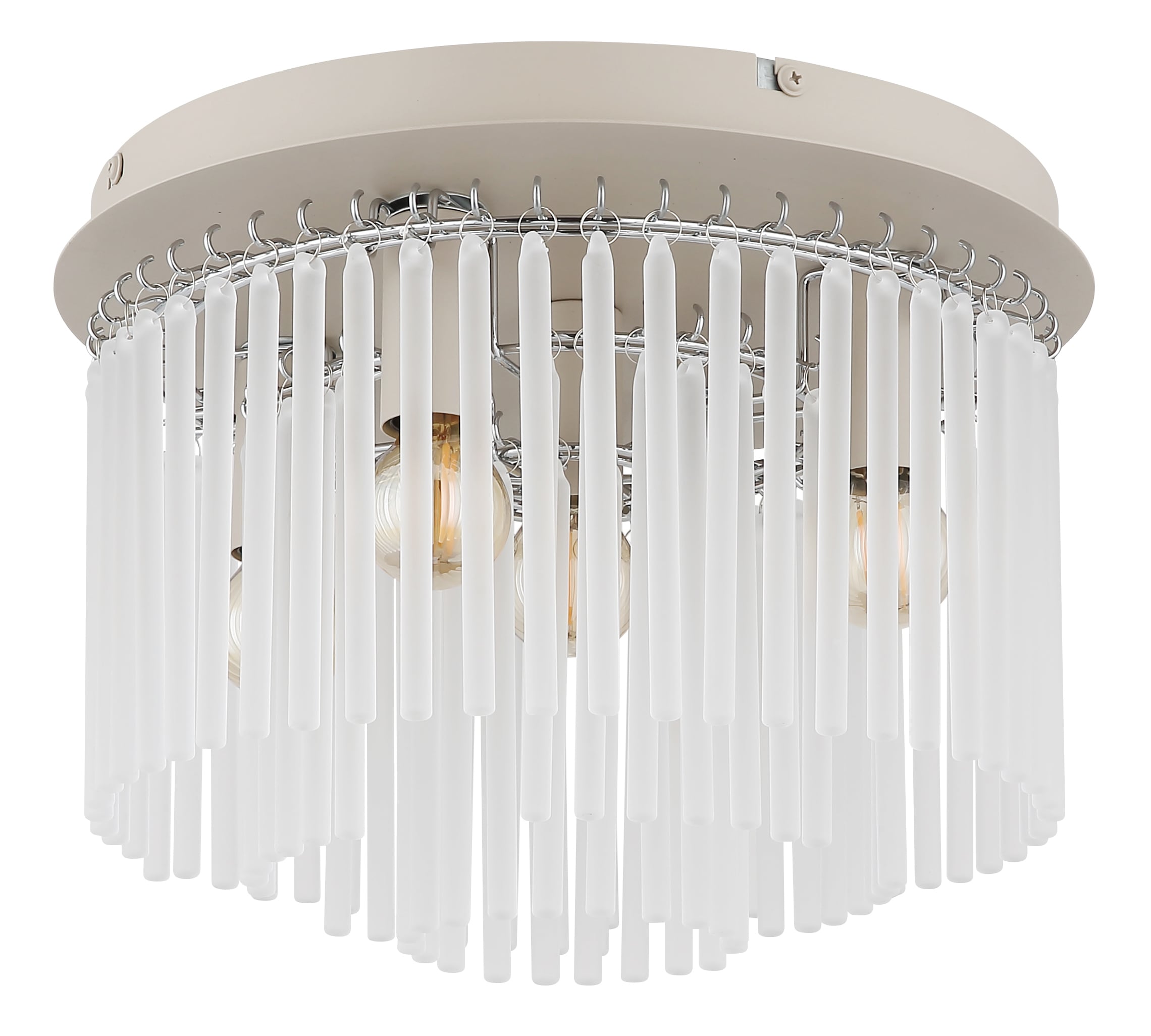 GLOBO LIGHTING Deckenleuchte »GORLEY« E14 1 Stk. Deckenleuchte für Wohn- & Esszimmer Glasstäbe