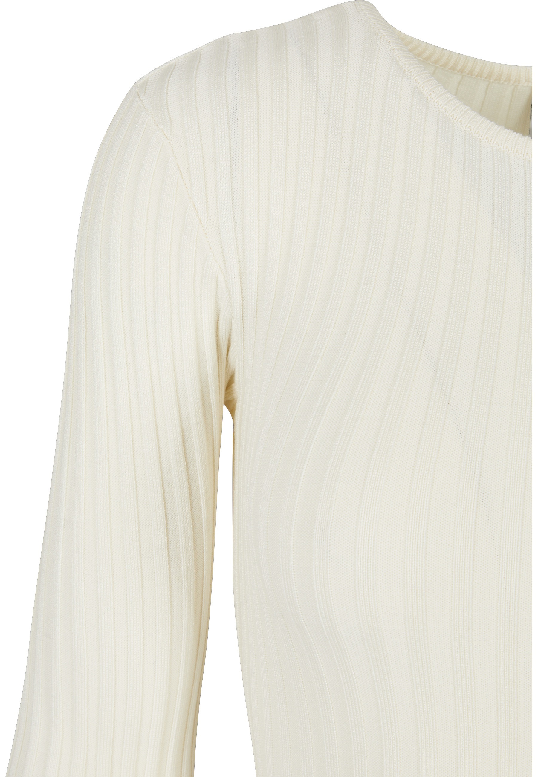 URBAN CLASSICS Langarmshirt »Urban Classics Damen Ladies Rib Knit Longsleeve Body« 1 Stk.