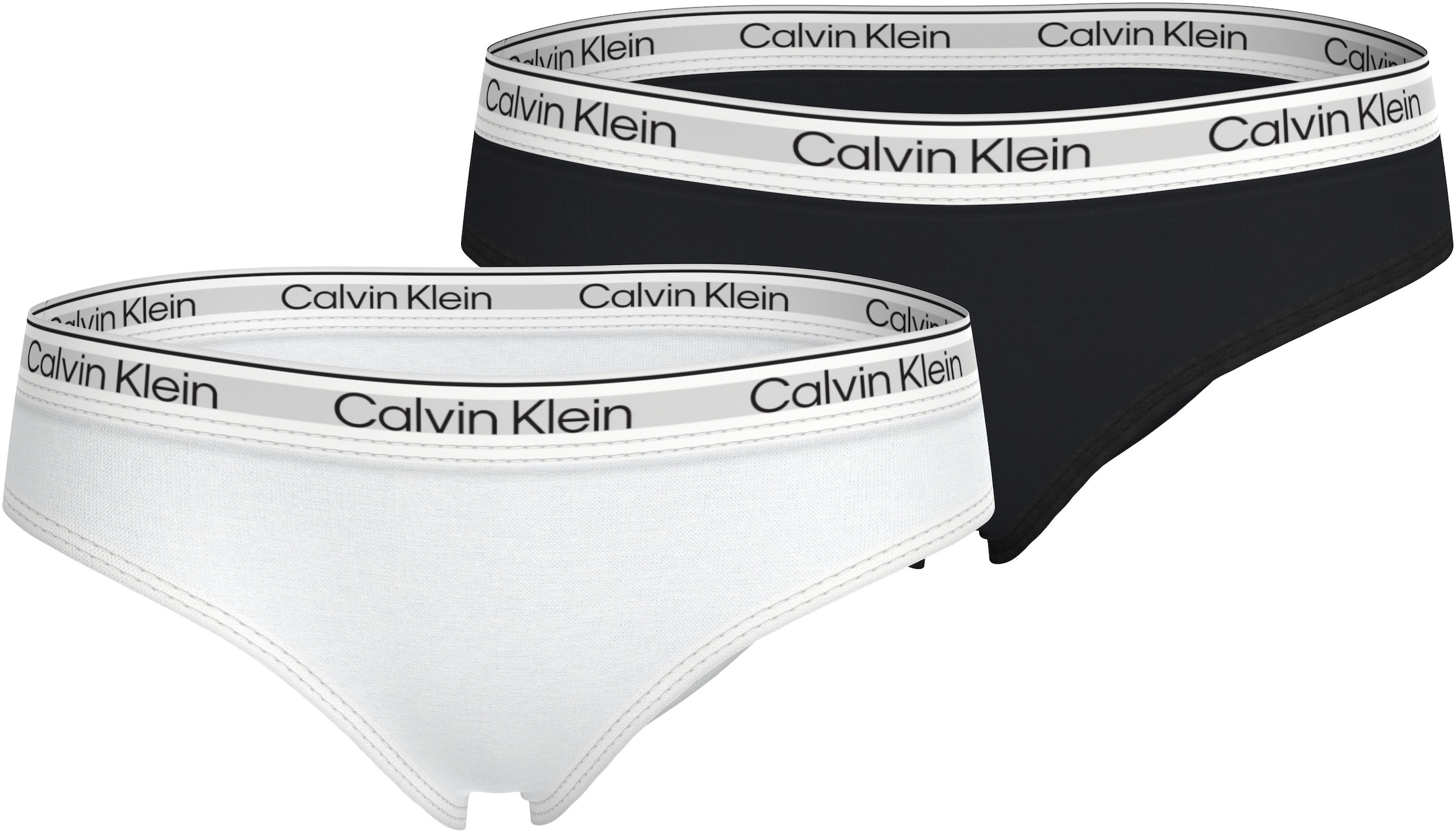 Calvin Klein Underwear Bikinislip »2PK BIKINI«, (Packung, 2er-Pack), für Kinder bis 16 Jahre mit Logo-Elastikbund