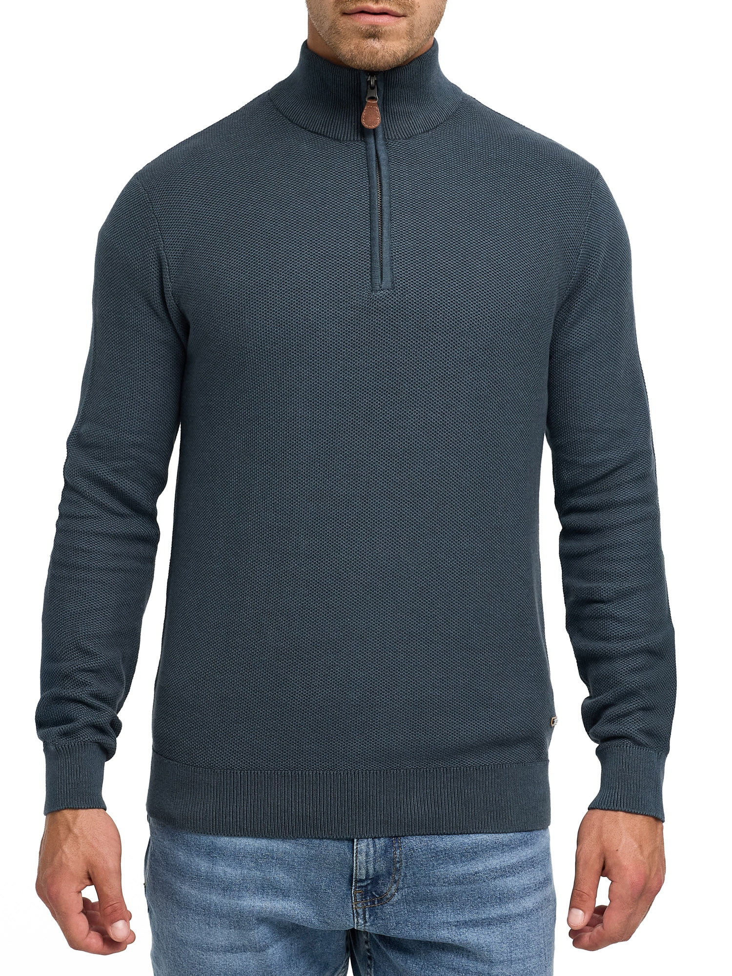 Indicode Troyer "INJexmon ½ Zip" Baumwolle, regular fit