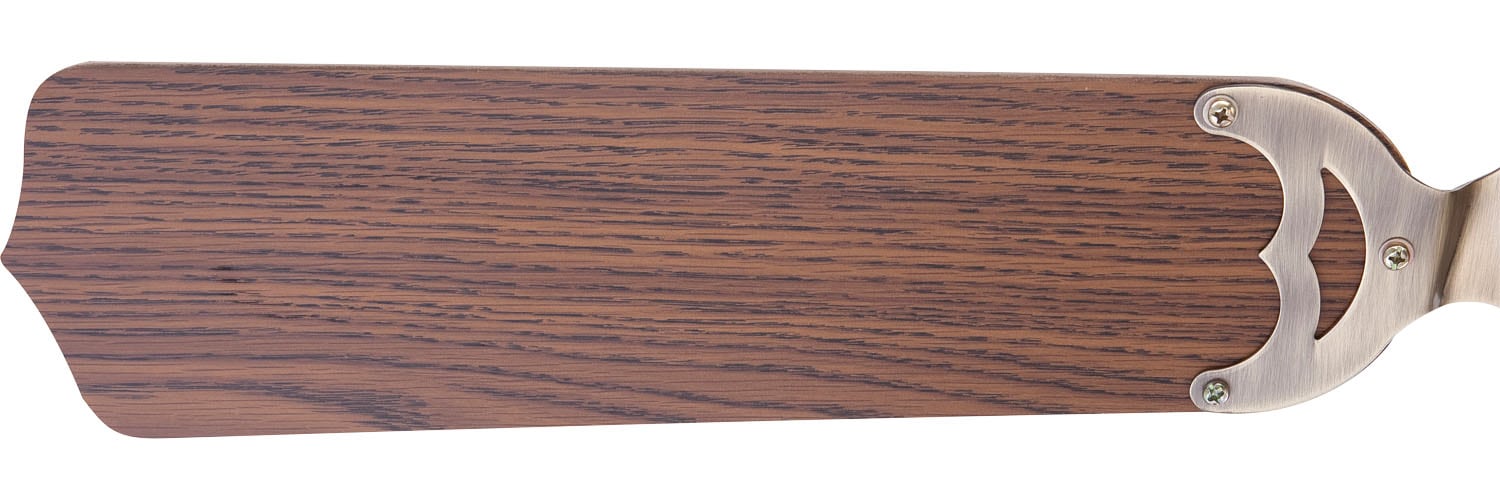 GLOBO LIGHTING Deckenleuchte »CHAMPION«, Leuchtmittel E27 | ohne Leuchtmittel, Ventilator/antik/Wohnbereich/Schlafzimmer/Holz / altmessing / 4 Flügel