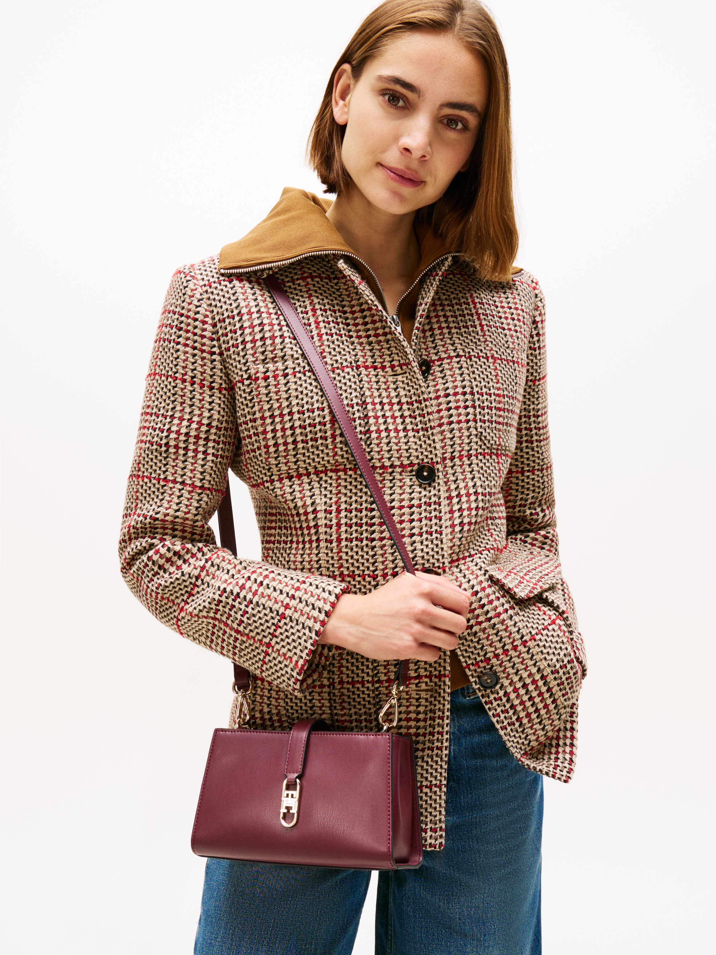 Tommy Hilfiger Umhängetasche "TH LIBRE MINI CROSSOVER", Damen Schultertasch günstig online kaufen