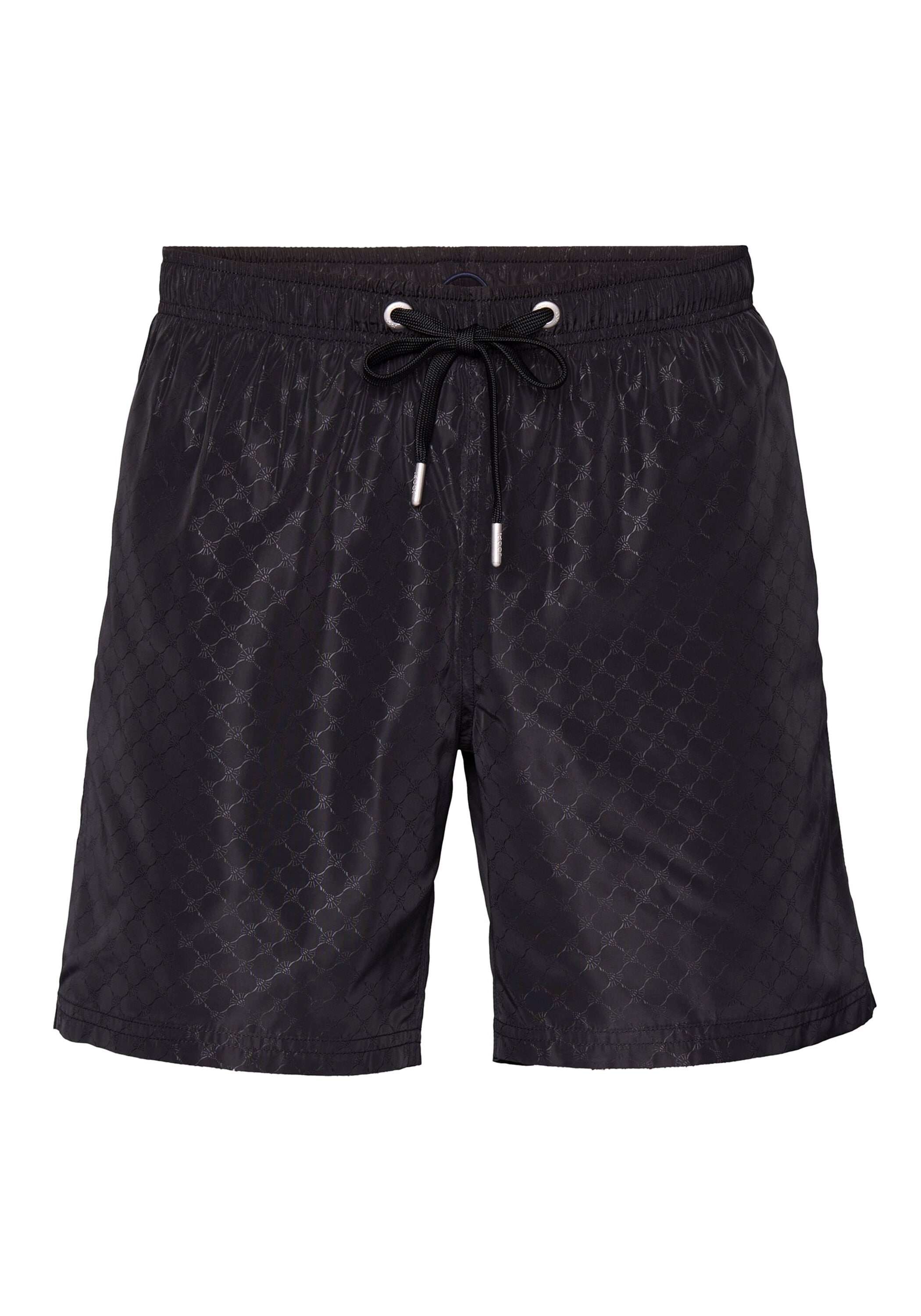 Joop! Badeshorts JOOP "Badeshorts Cortina Swimshorts 1er Pack", Herren, Gr. M, N-Gr, schwarz, Obermaterial: 100% Polyester PES., Badehosen Badeshorts 4