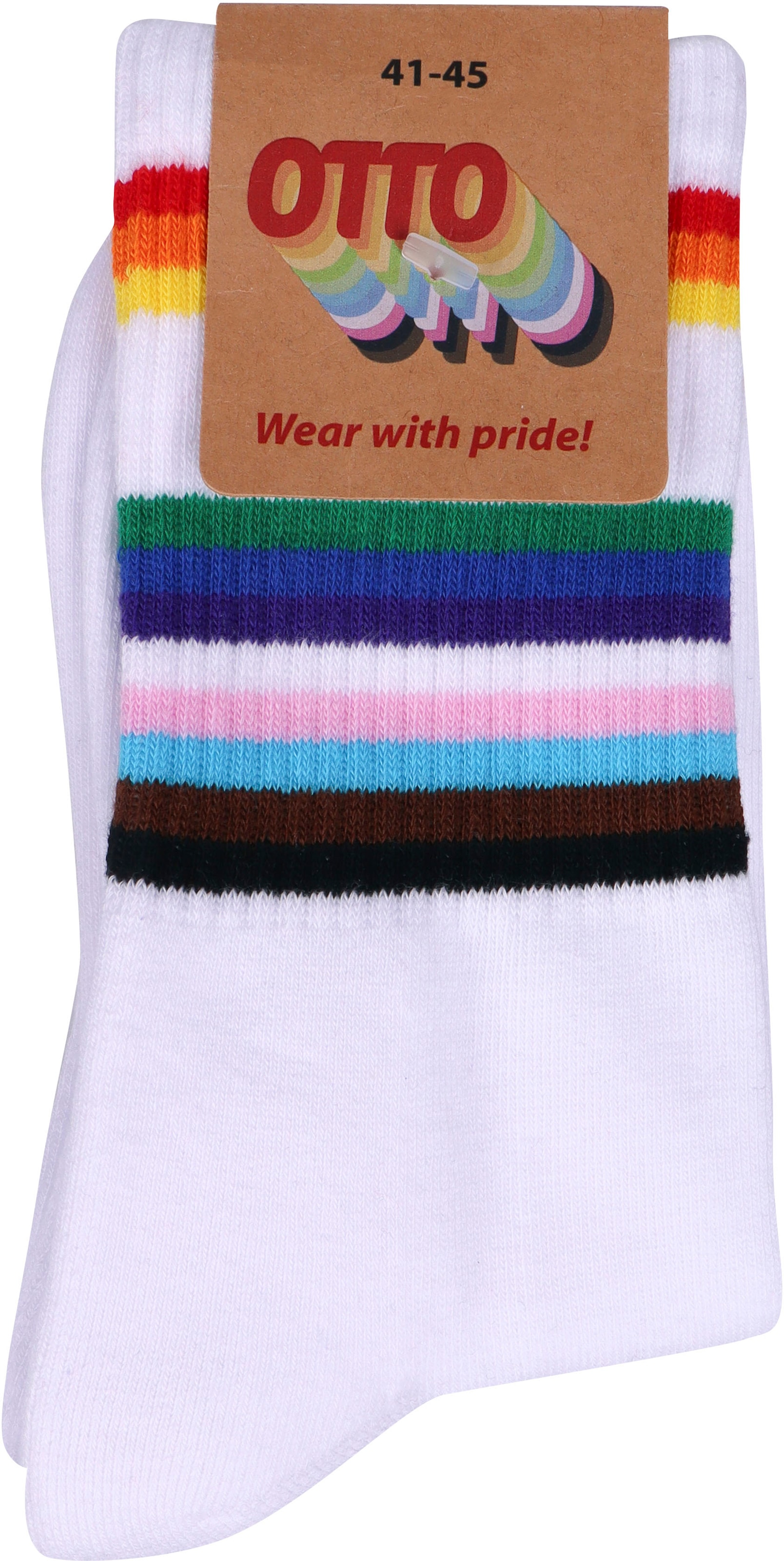 Capelli New York Socken, Limited Edition Pride-Socken mit OTTO-Logo, hochwertige softe Qualität