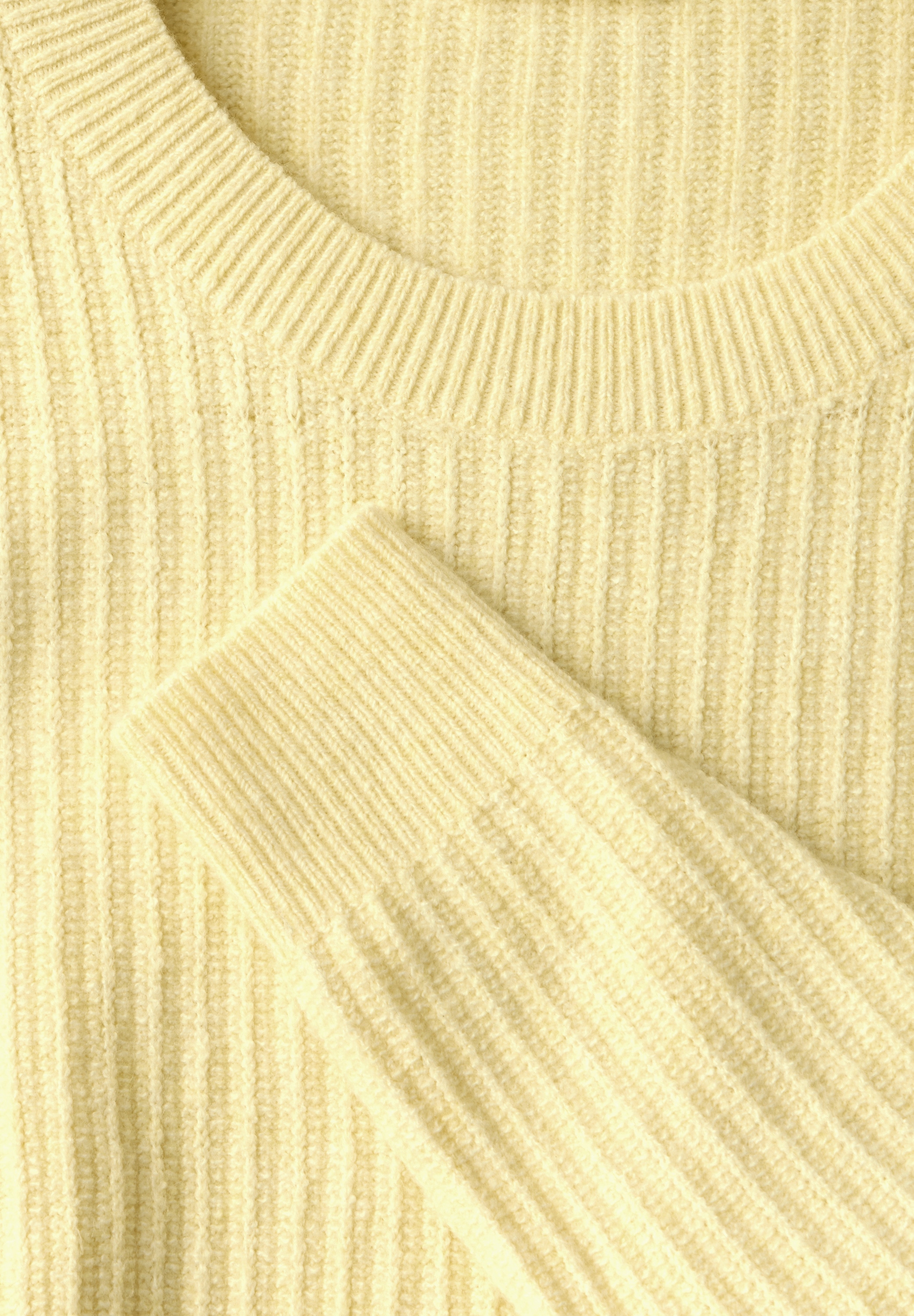 STREET ONE STUDIO Strickpullover, aus Baumwolle mit Stretchanteil