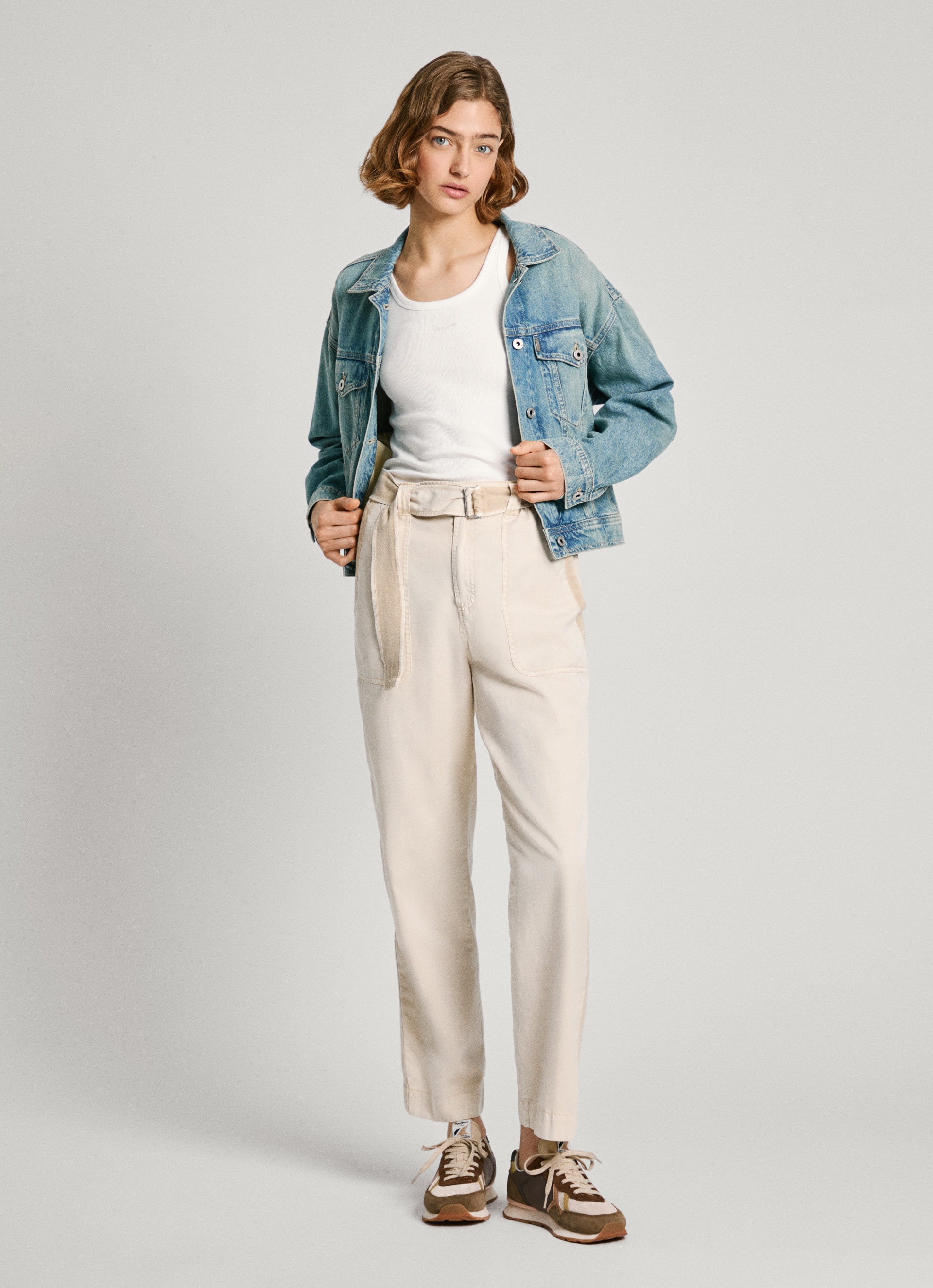 Pepe Jeans Cargohose »AYLIN«  mit Streifenbesatz