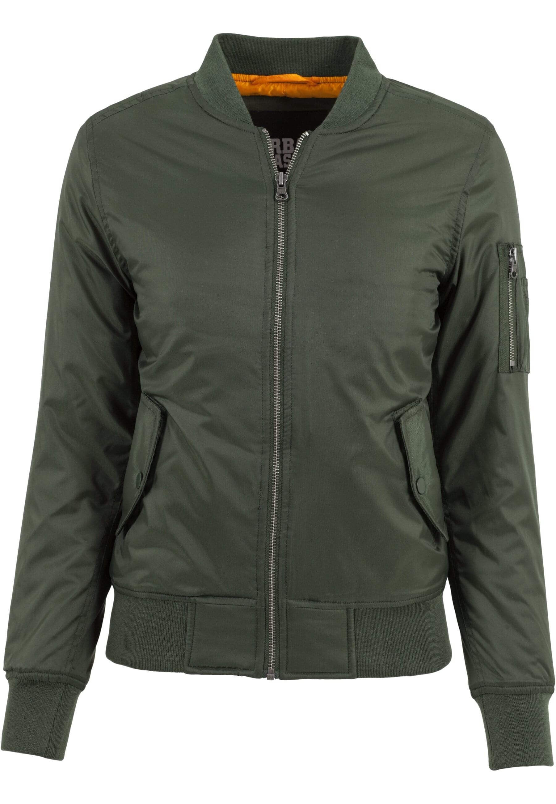 URBAN CLASSICS Allwetterjacke "Urban Classics Damen Ladies Basic Bomber Jacket", (1 St.), ohne Kapuze