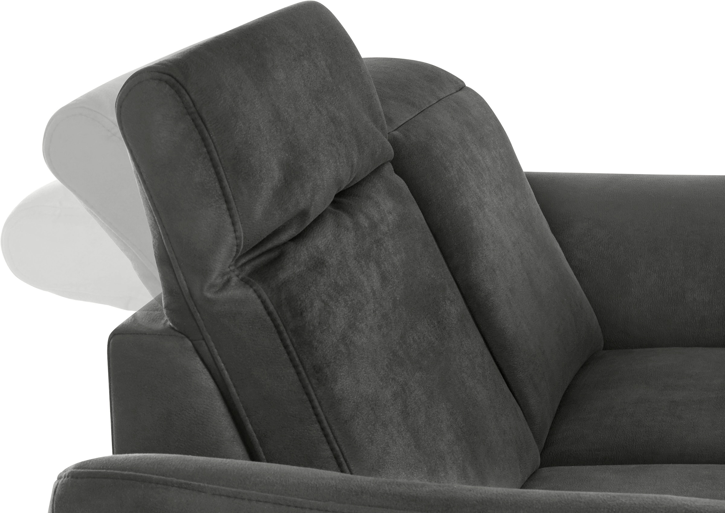 sit&more 2,5-Sitzer »Darwin«, inklusive Federkern, wahlweise mit Kopfteilverstellung