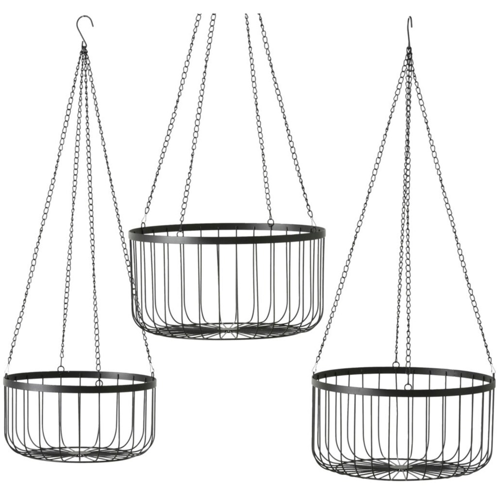 BOLTZE Dekohänger »Hängekorb Cobo, 3 tlg., Set 3«, (3 St.)
