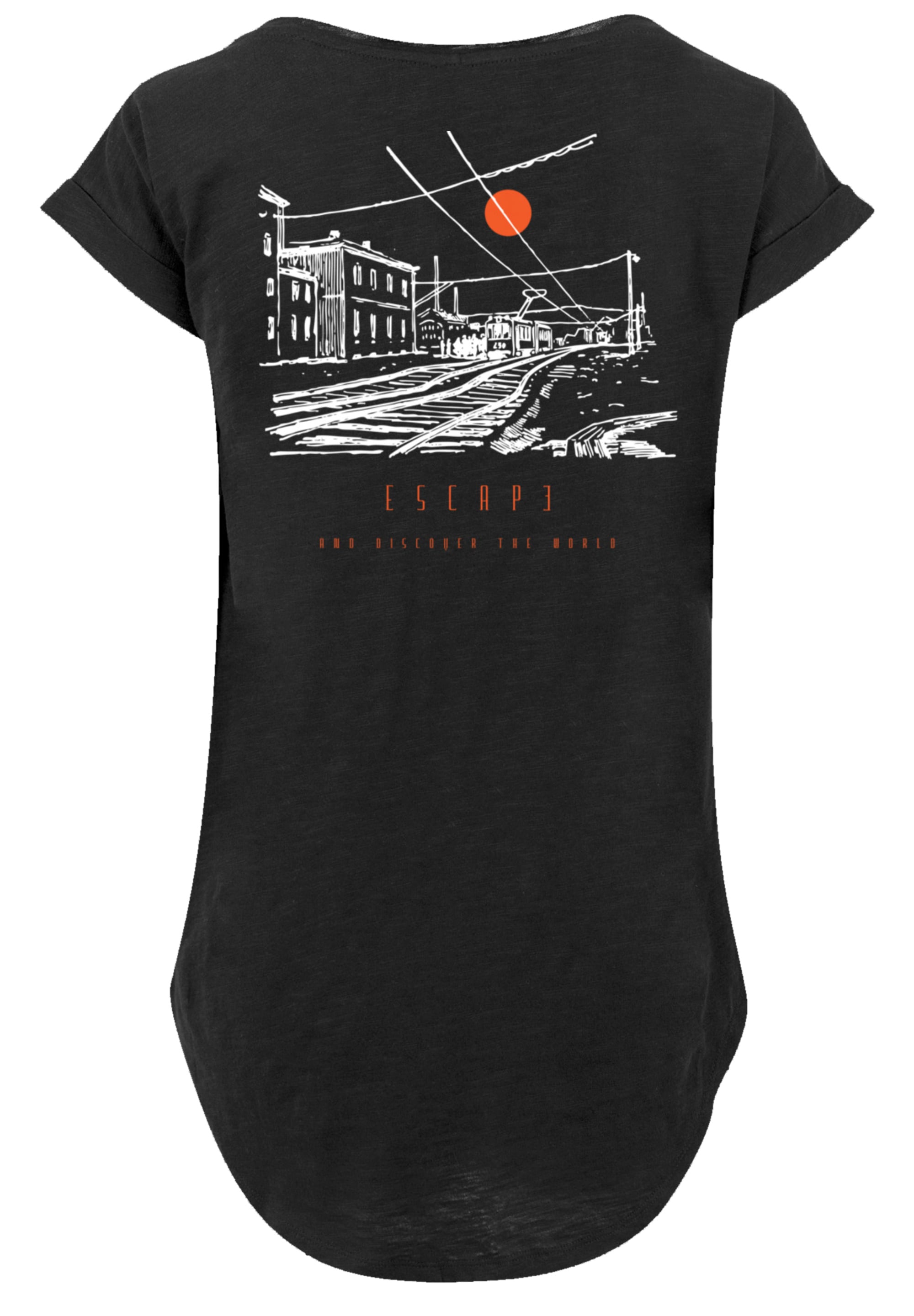 F4NT4STIC T-Shirt »Escape Discover the World Town Train Station«, Premium Qualität, ESCAPE Collection