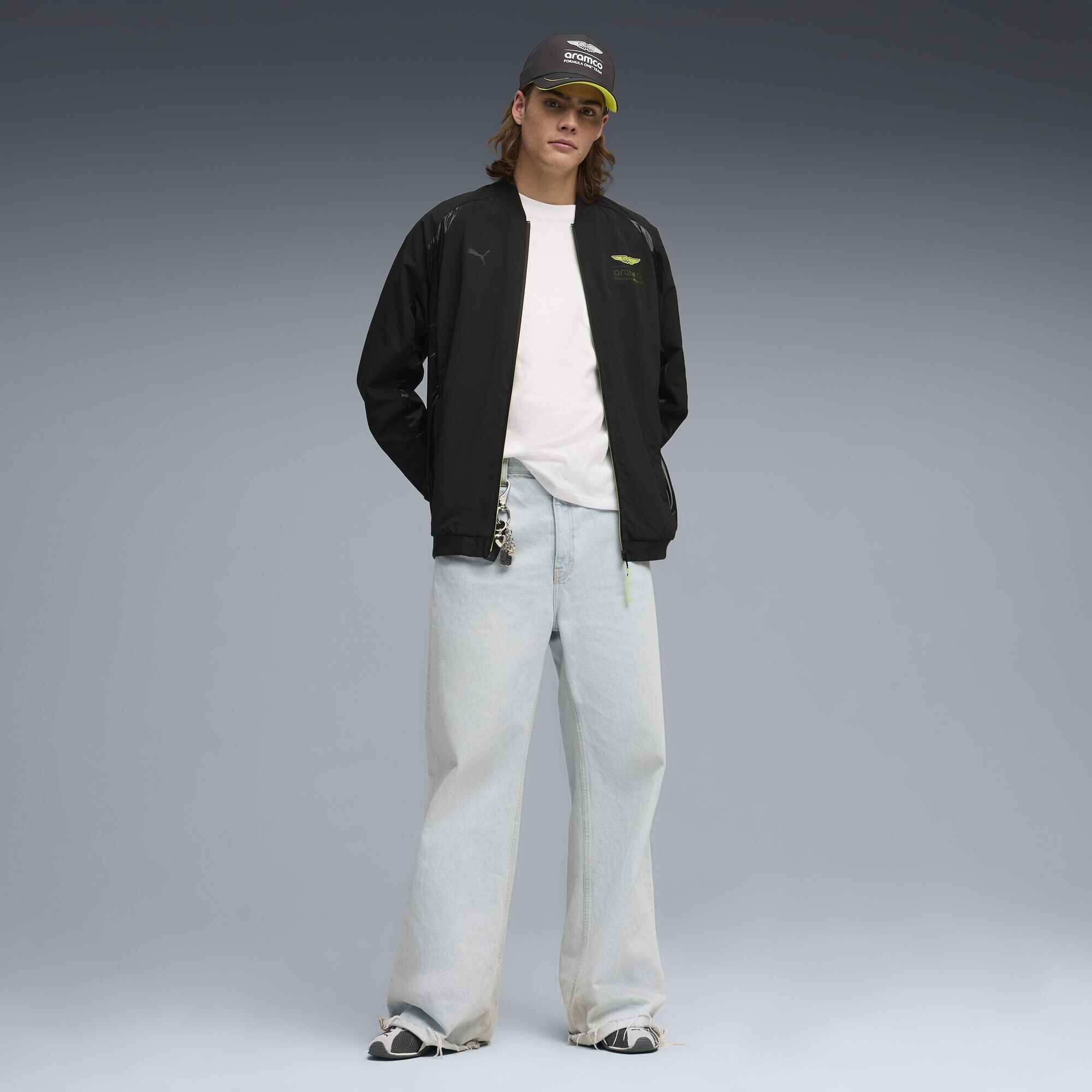 PUMA Trainingsjacke »PUMA x ASTON MARTIN ARAMCO F1® TEAM Lifestyle Bomberjacke Herren«