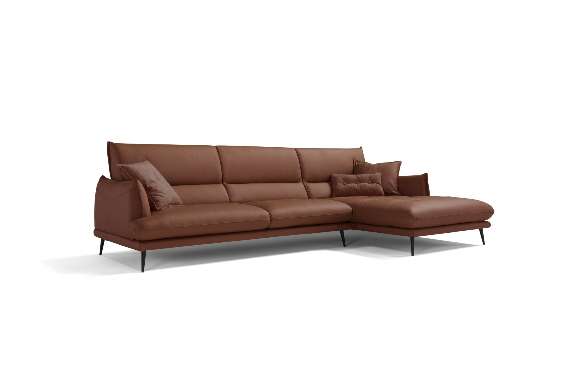 Egoitaliano Ecksofa "FUNNY, hochwertiges & aktuelles Design, bequeme Rückenlehne, L-Form" hochwertiger Sitzkomfort, L-Form