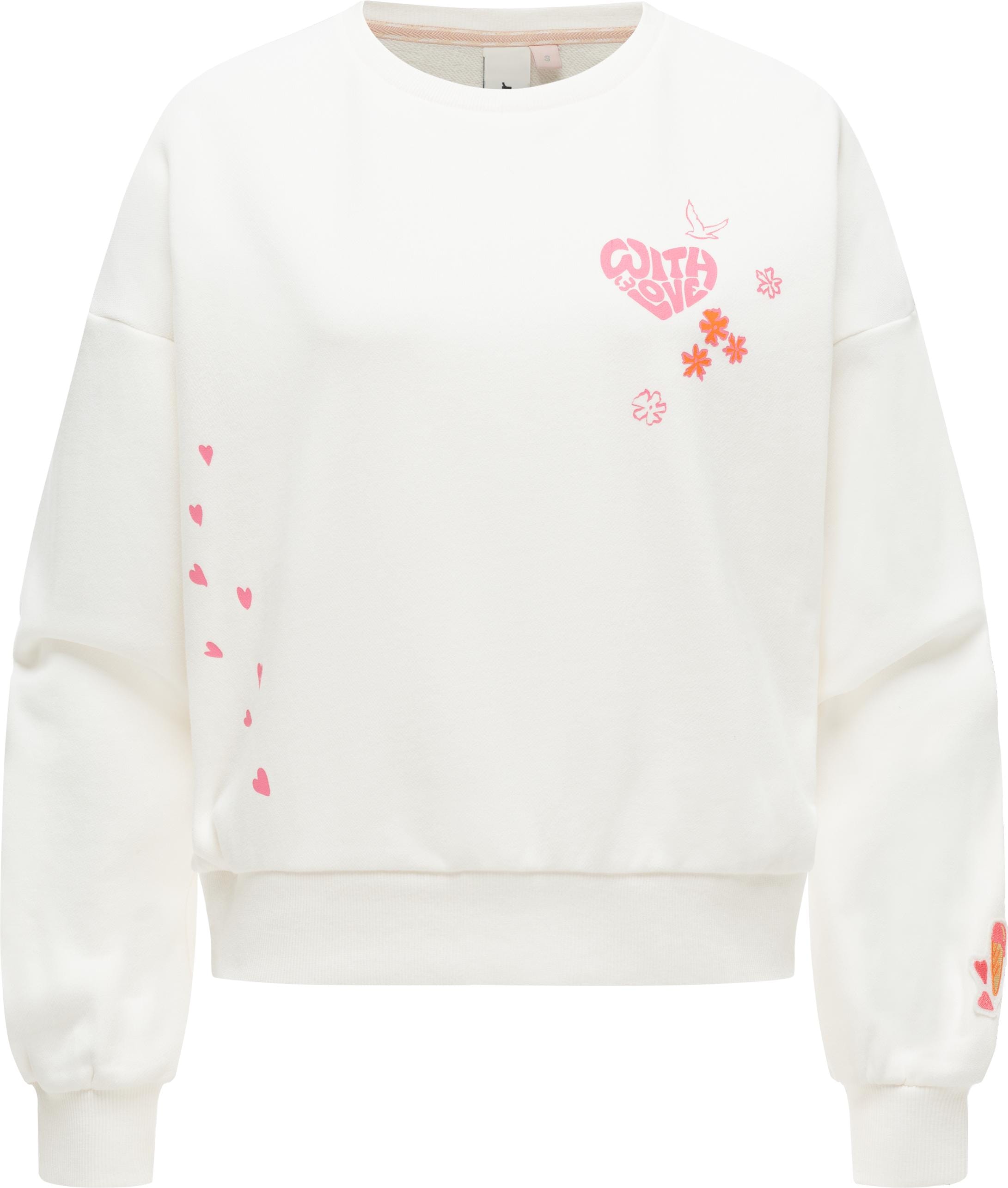 Ragwear Sweater "Wuss PP", lässiges oversized Damen Sweatshirt mit Print günstig online kaufen