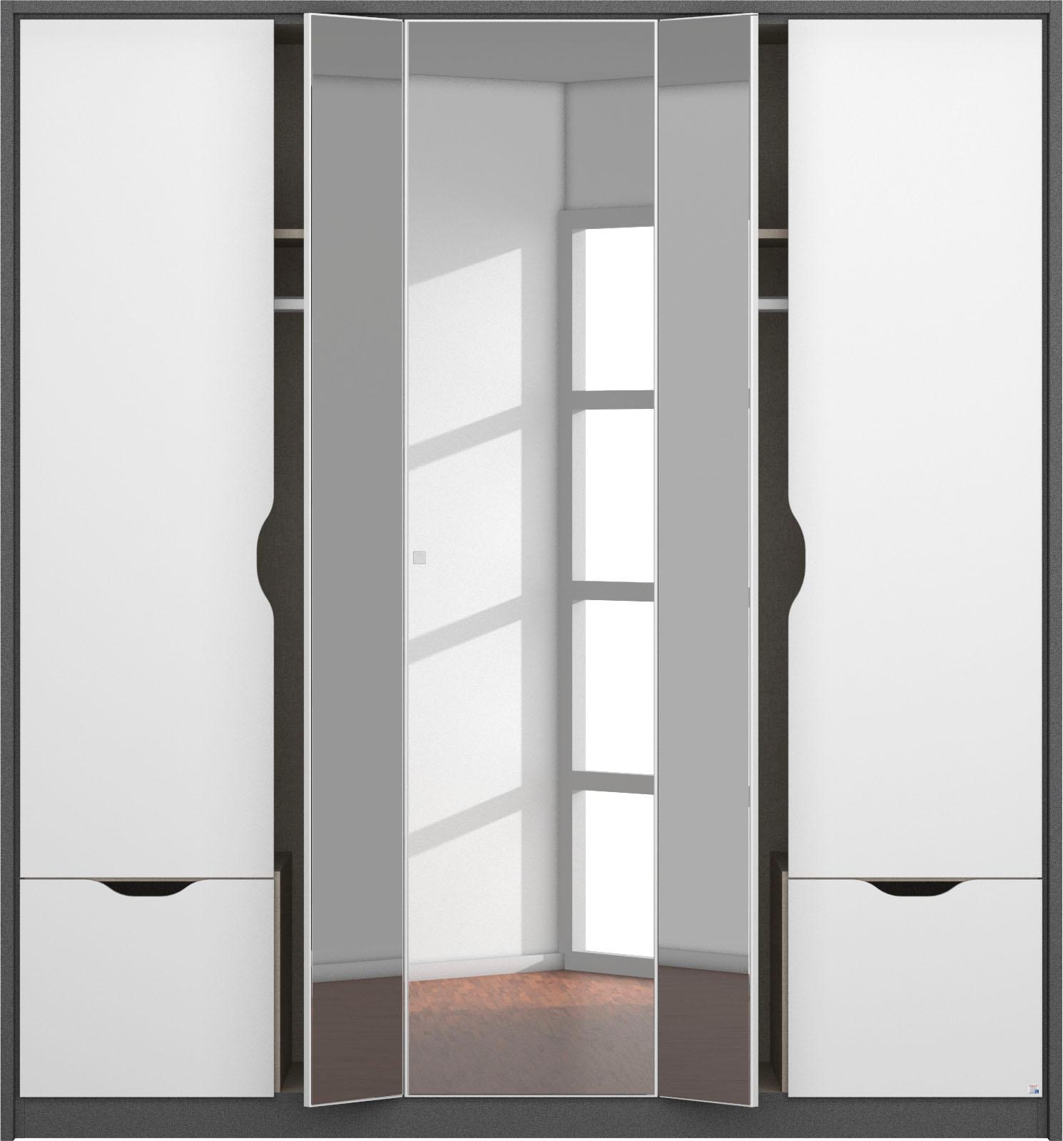rauch Kleiderschrank »Balance«, mit Klappspiegel