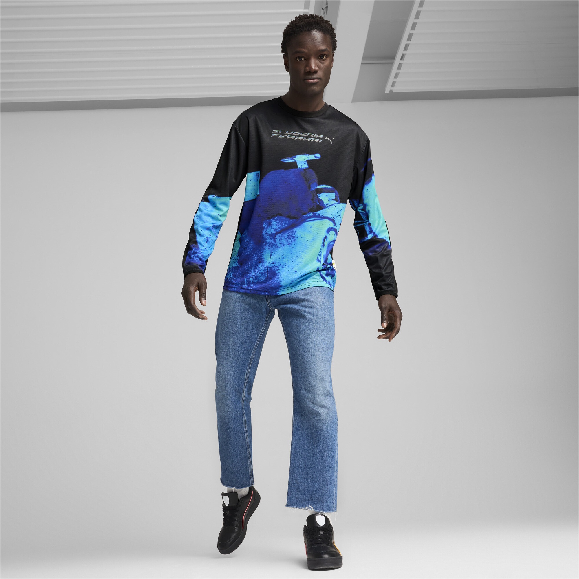PUMA T-Shirt »Scuderia Ferrari Race Statement Langarm-Shirt Herren«