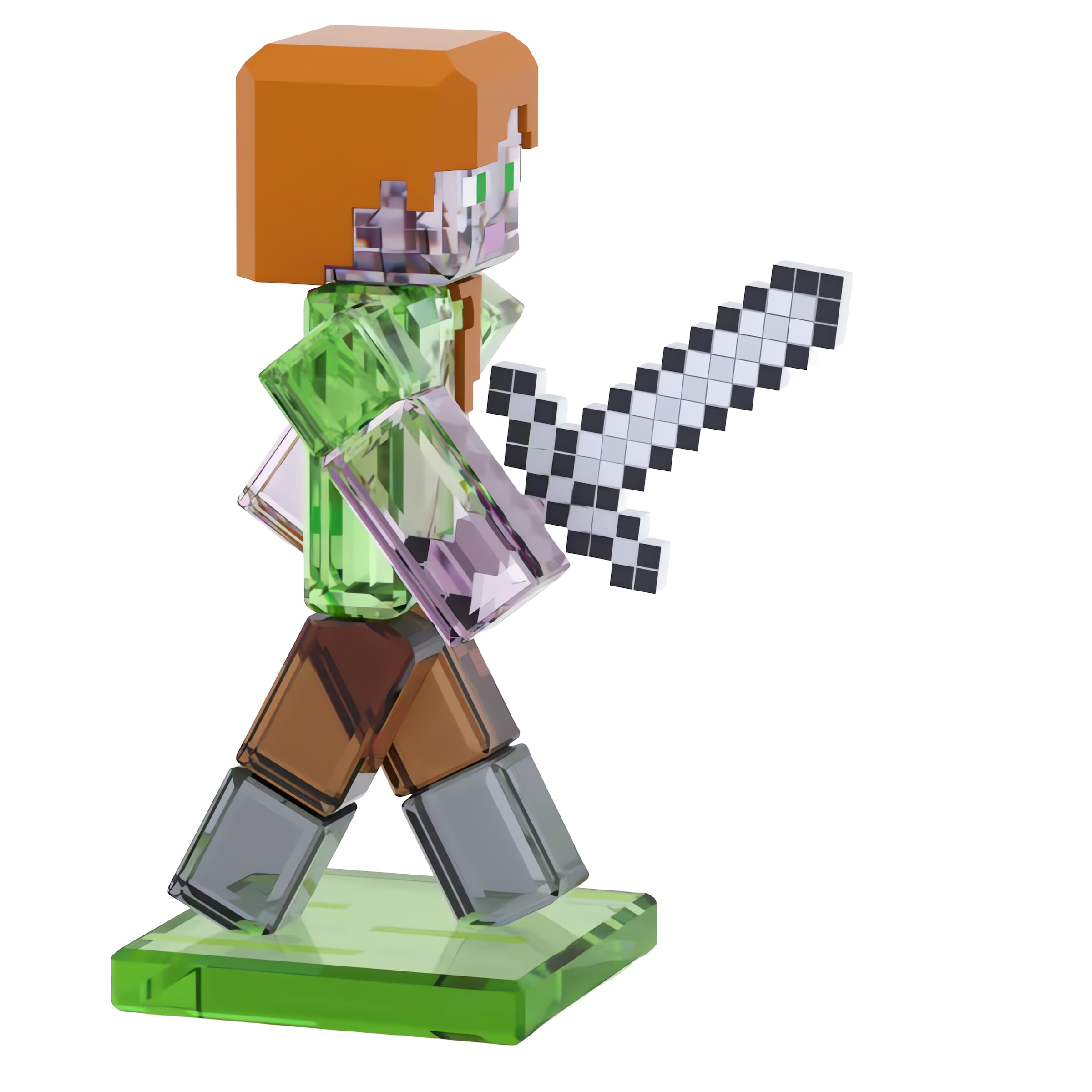Swarovski Dekofigur »Kristallfigur Sammelfigur Minecraft Alex,«