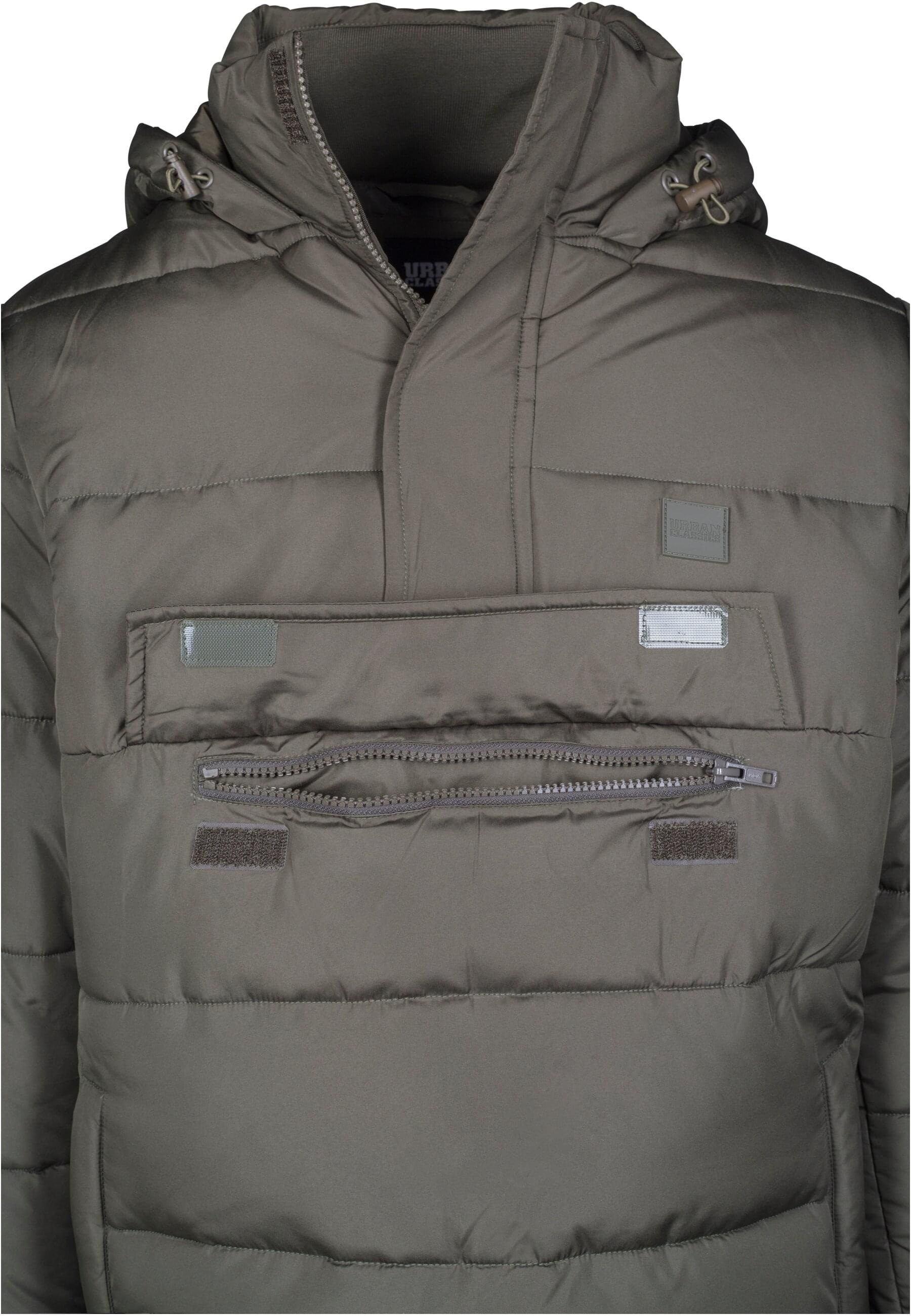 URBAN CLASSICS Winterjacke »Urban Classics Herren Pull Over Puffer Jacket«, (1 St.), mit Kapuze
