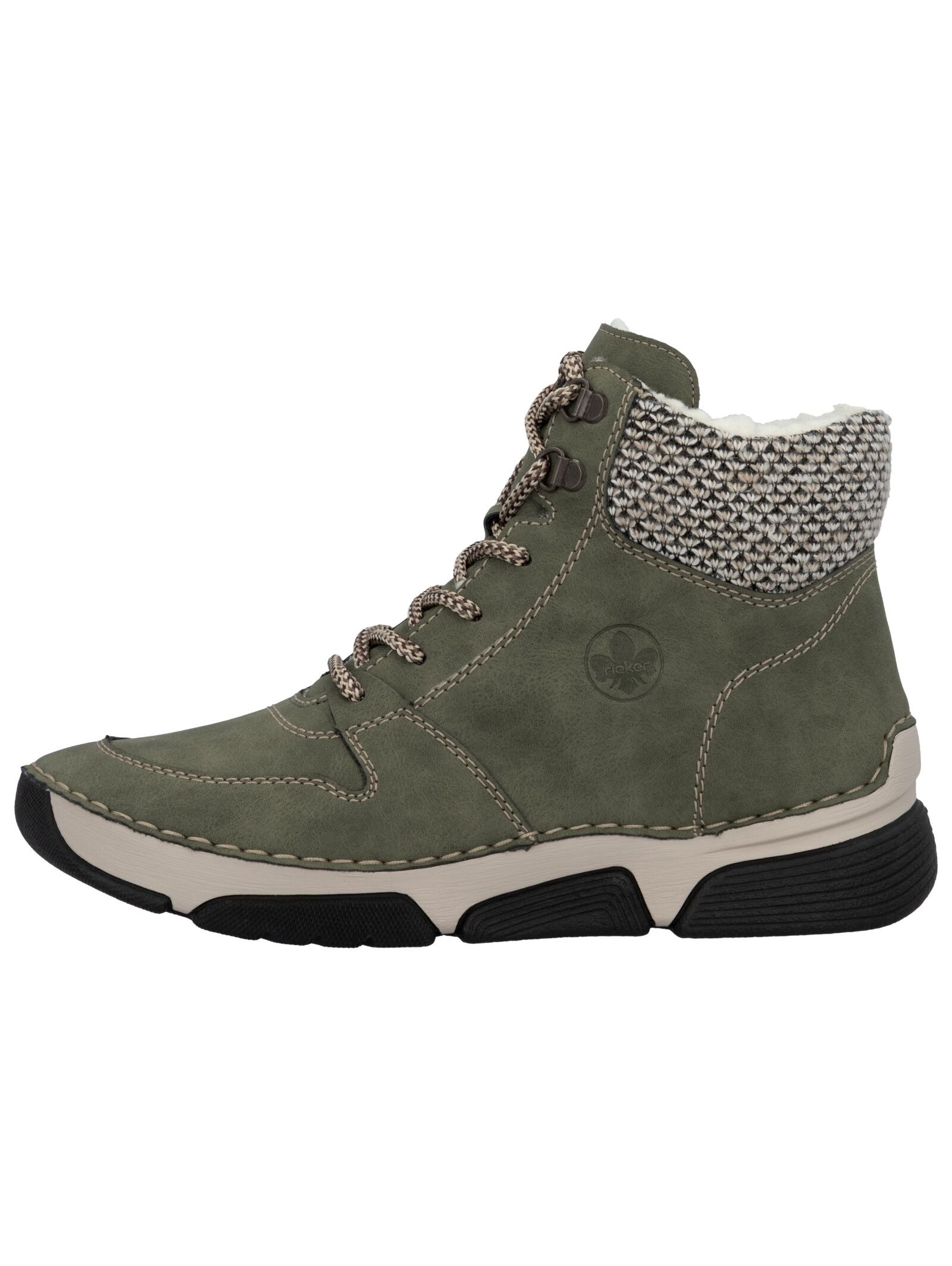 Rieker Schnürstiefelette "Rieker Stiefelette Lederimitat" günstig online kaufen