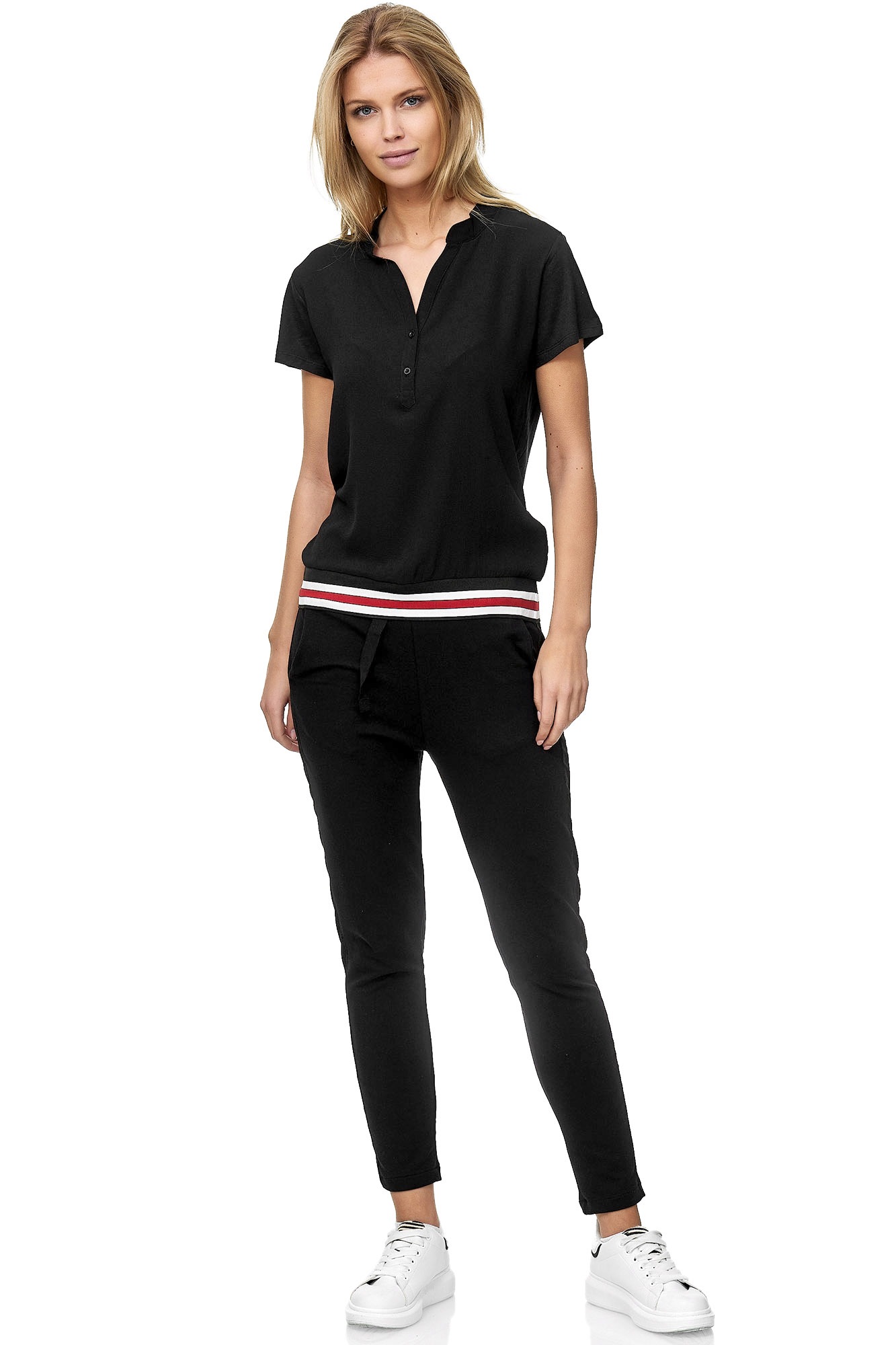 Decay Klassische Bluse, mit Webband 3354722