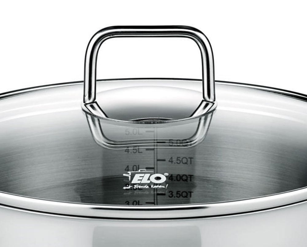 Elo Topf-Set »Citrin 16 teilig«, Edelstahl 18/10, (Set, 16 tlg.), Induktion