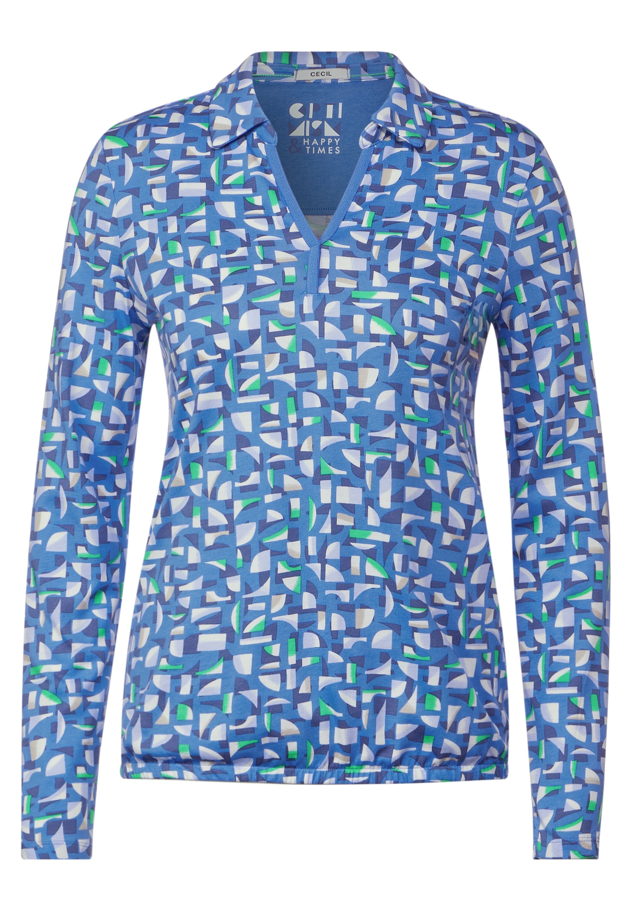 Cecil Langarmshirt, mit Gummizug im Bund
