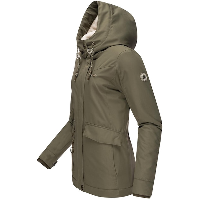 Ragwear Winterjacke »Jazmin Intl.«, mit Kapuze, warm gefütterte Outdoorjacke  aus recycelten Materialien online kaufen | BAUR