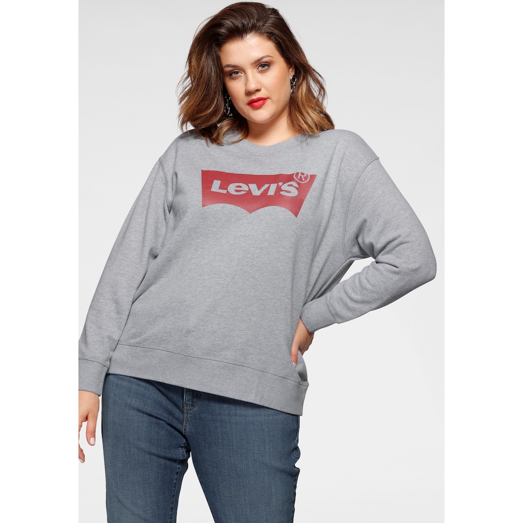 Levi's® Plus Sweatshirt »PL GRAPHIC STANDARD CREW«, mit Levi`s®-Logo auf der Brust