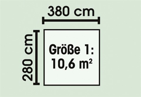 Kiehn-Holz Gartenhaus »Gipsberg 1«, (Set)
