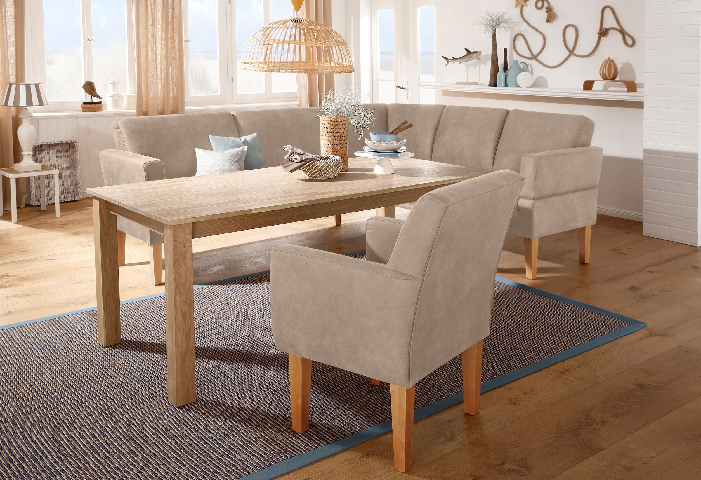 Home affaire Sessel »Fehmarn«, komfortable Sitzhöhe von 54 cm, in 3 verschiedenen Bezugsqualitäten