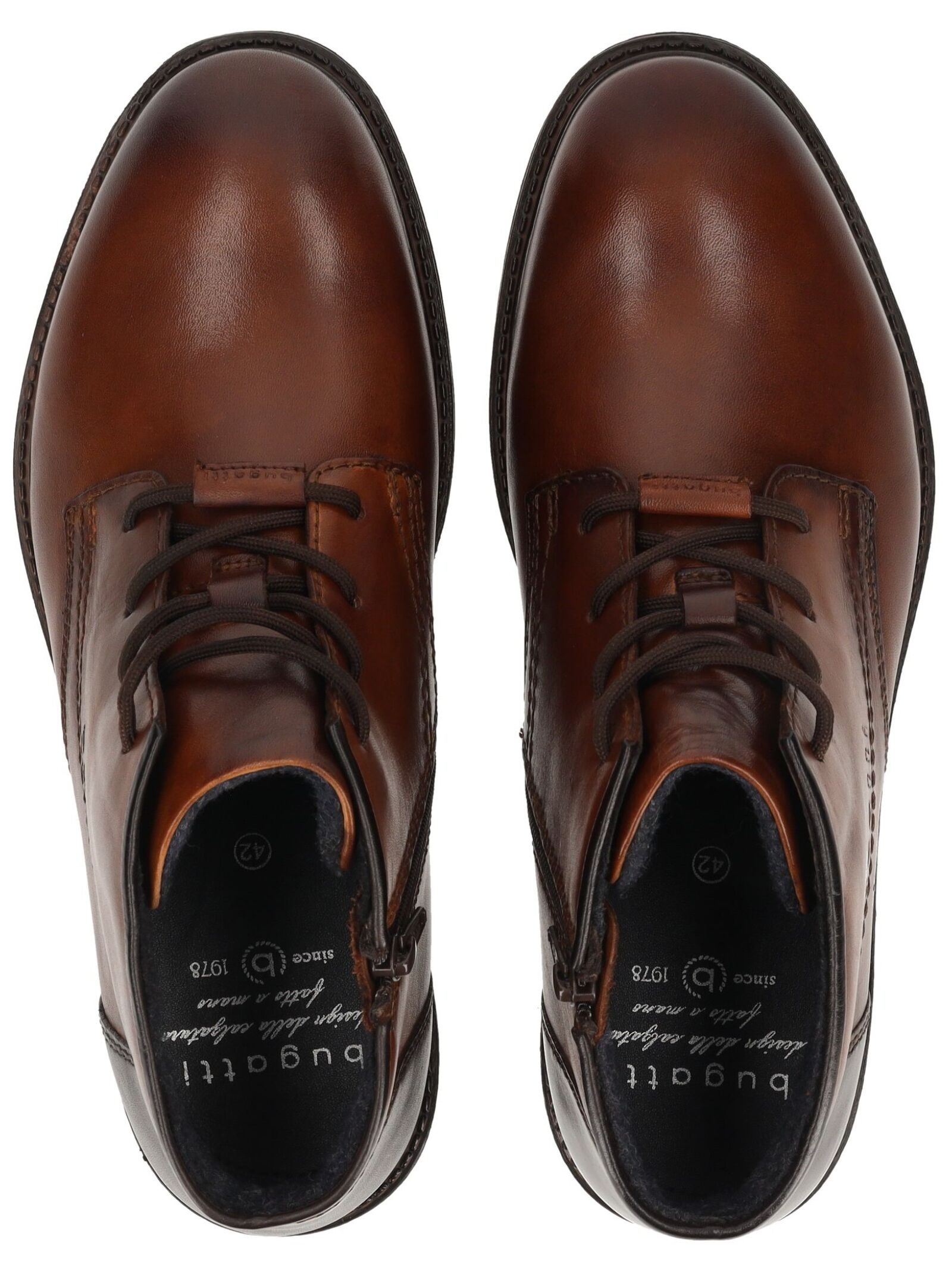 bugatti Schnürstiefelette »bugatti Stiefelette Leder«