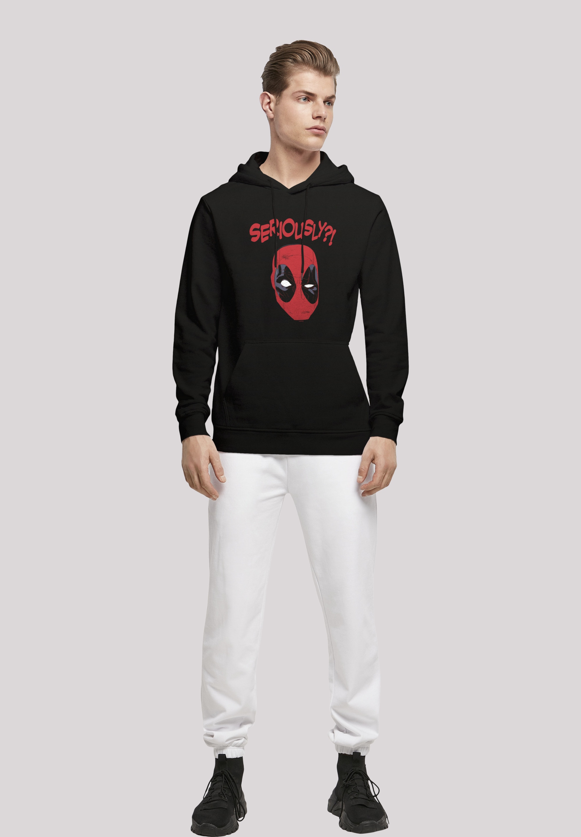 F4NT4STIC Kapuzenpullover »Marvel Deadpool Seriously«, Print