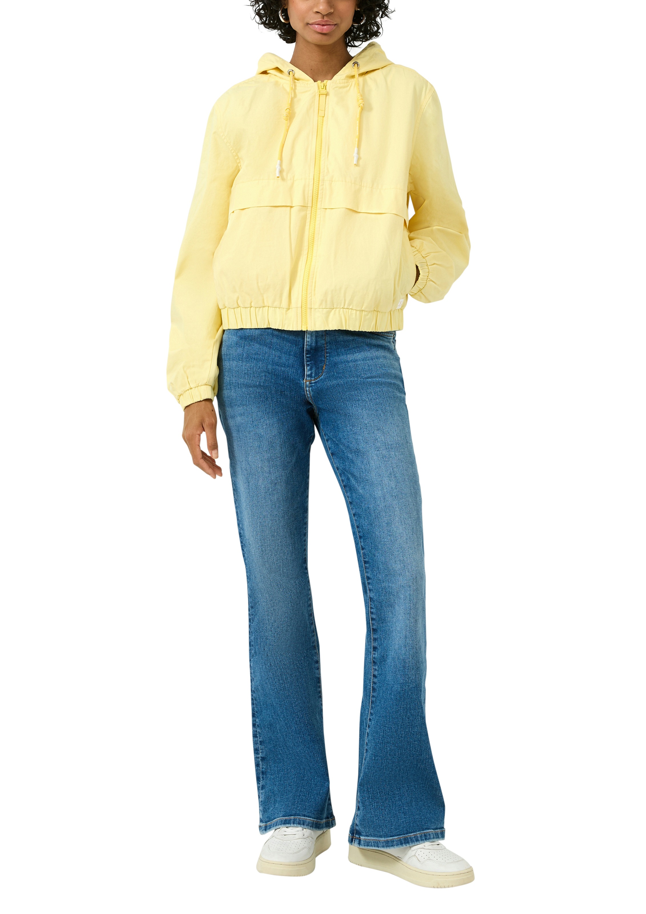 QS Women's Blouson Jacket Yellow Size XS 2