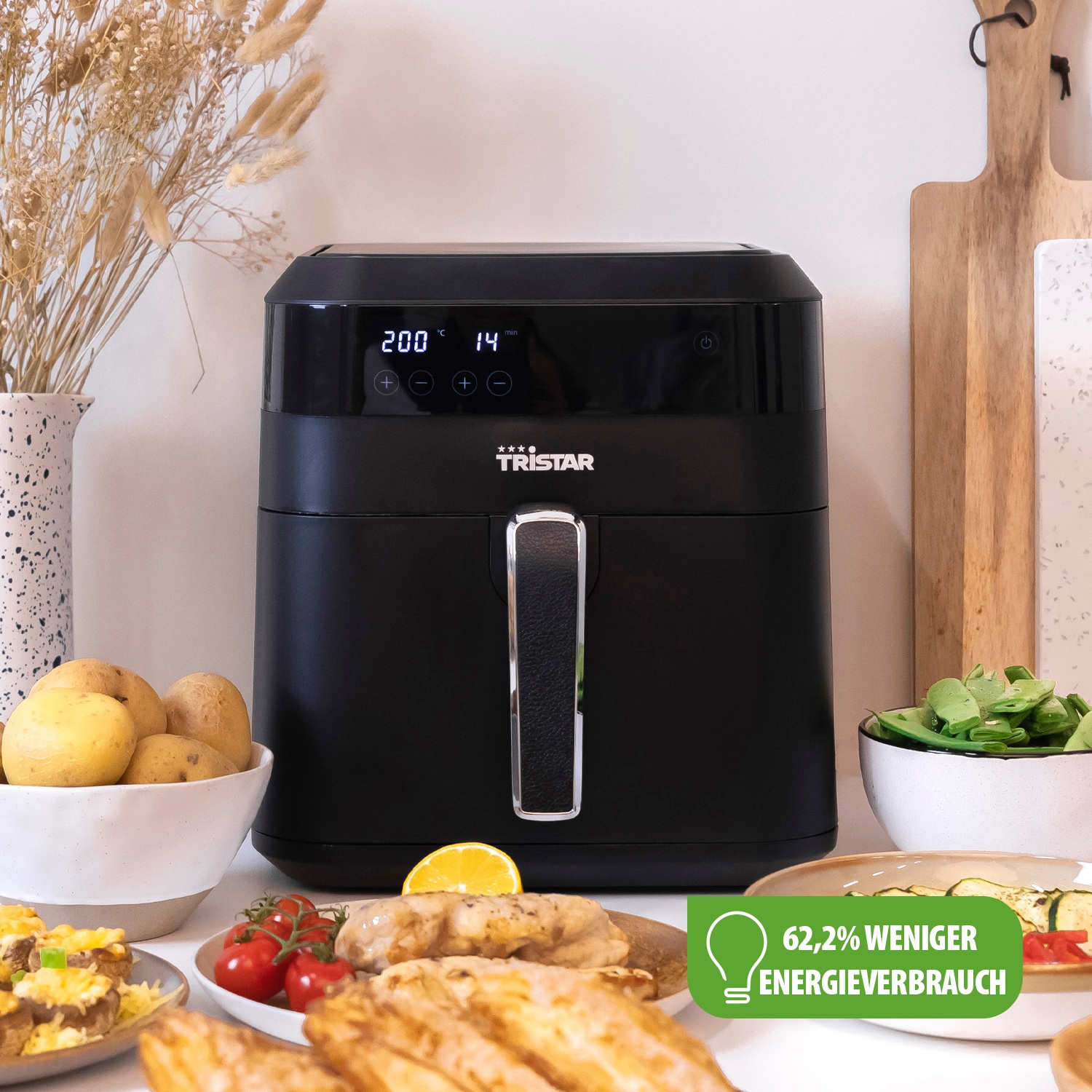 Tristar Heißluftfritteuse »FR6999 XXL«, 1700 W, Fassungsvermögen 6 l