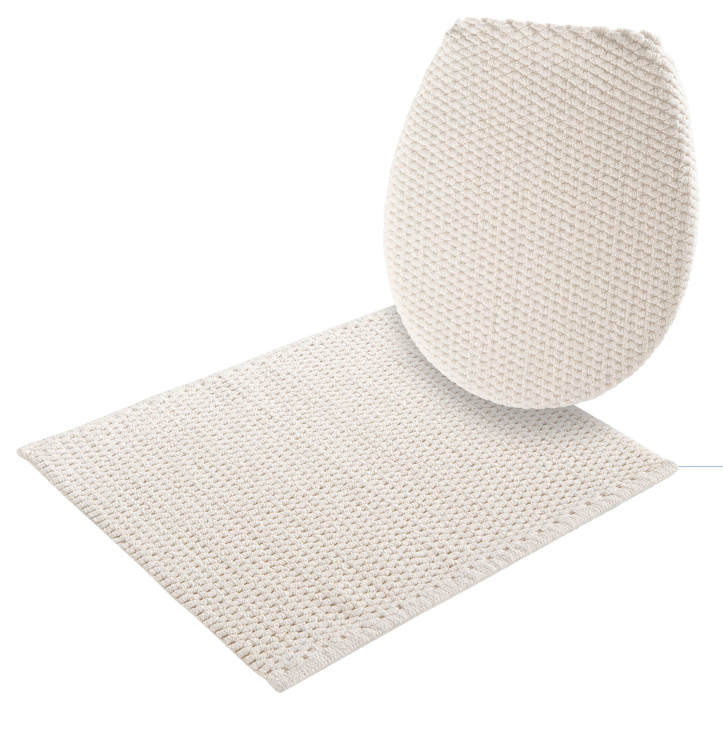 OTTO home Badematte "Dalia, Badvorleger, Badezimmer Teppich" Höhe 4 mm fußb günstig online kaufen